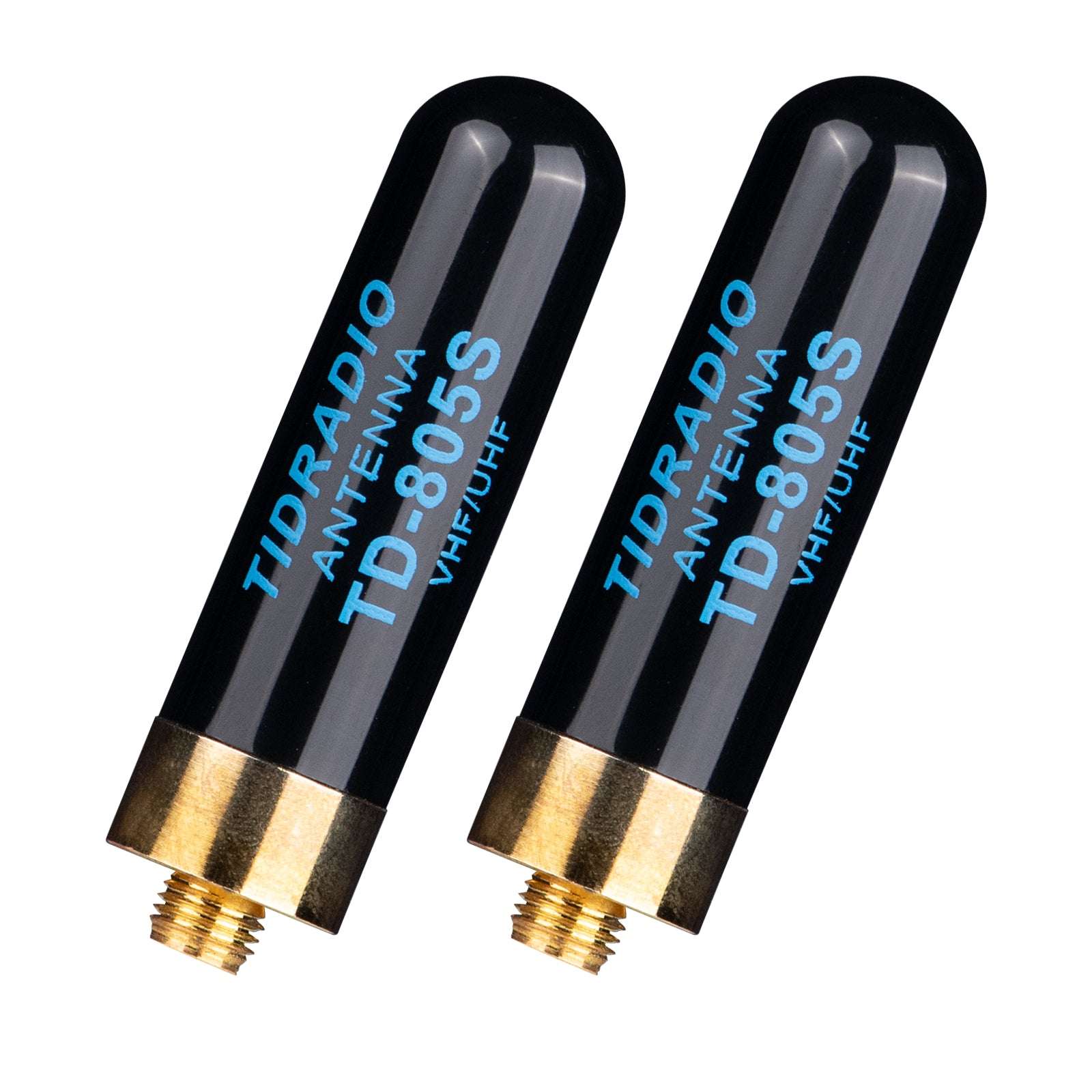 TD 805S Mini SMA F Antenna 2 Pack for Ham Radio - High Performance Dual Antennas for Baofeng UV-5R and Other Handheld Radios (Perfect for Outdoor Adventures, Emergency Communication & Hobbyist Use)