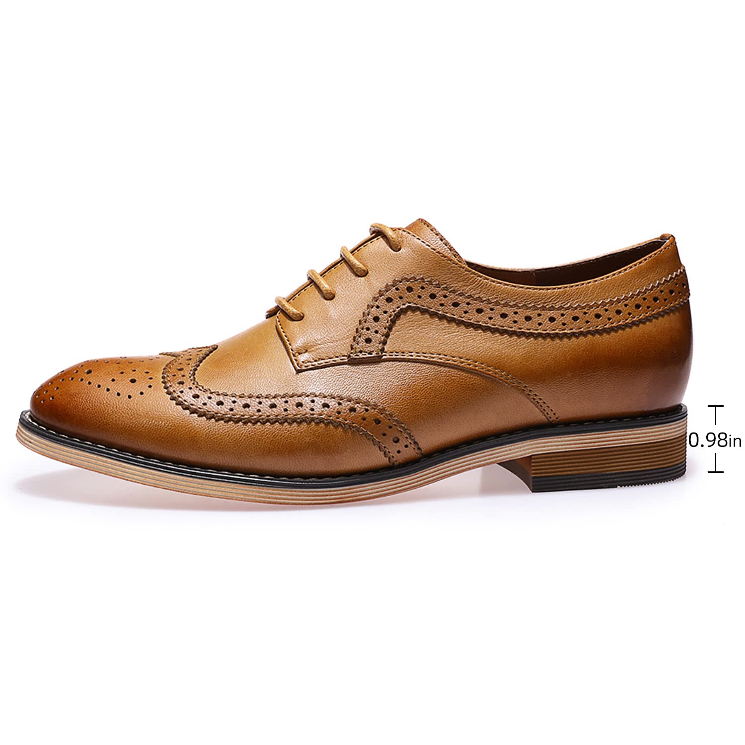 Handmade Women's Wing Tip Oxford Brogue Shoes - Genuine Leather Lace-Up Derby for Casual & Office Wear - Perfect for Work, Parties & Everyday Comfort