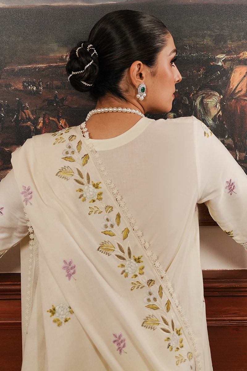 IVORY GARDEN 3-Piece Satin Embroidered Women's Suit Set - Elegant Formal Outfit for Weddings, Parties & Special Occasions