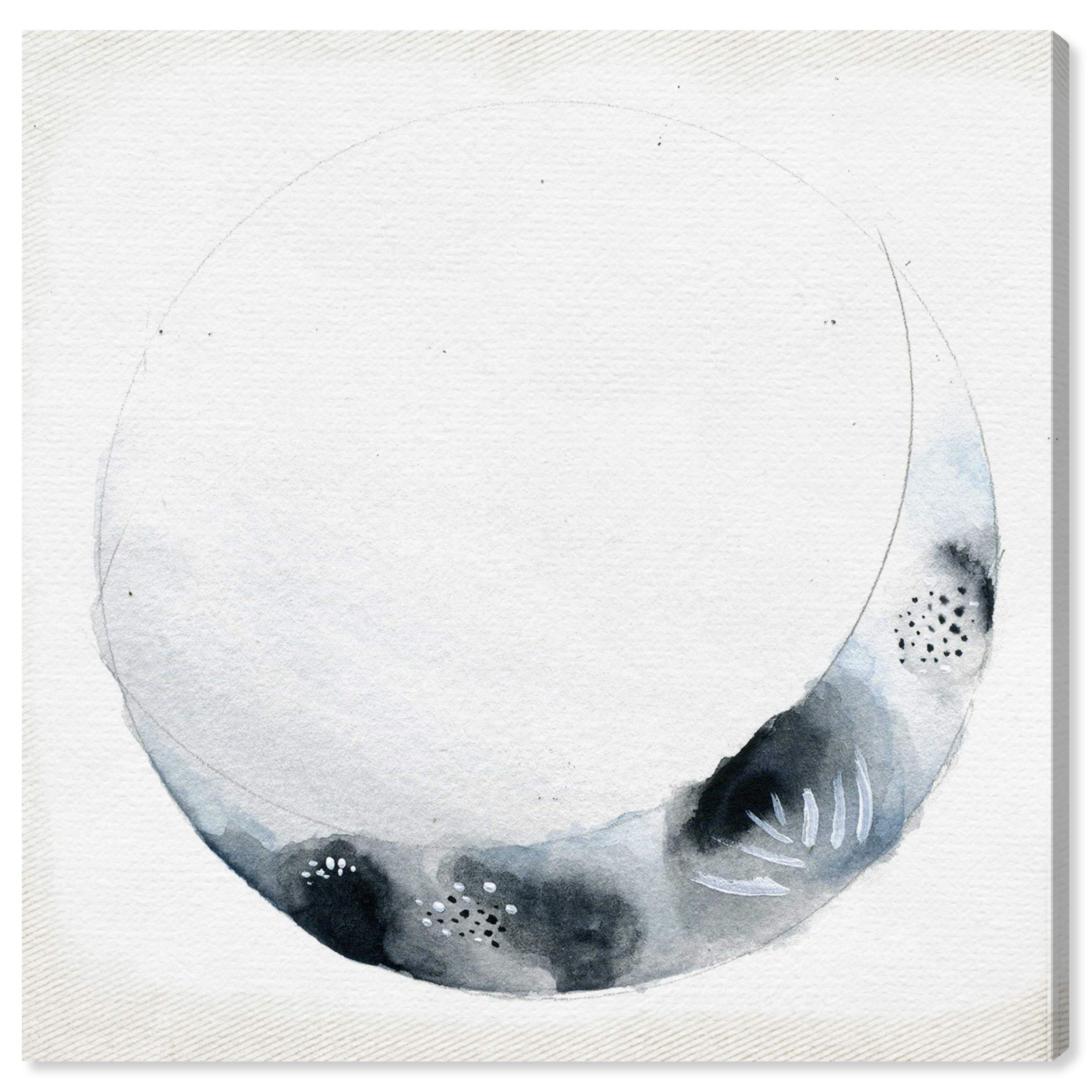Oliver Gal Artist Co. 'Crescent Moon Flow' Space Wall Art Canvas Print - 24