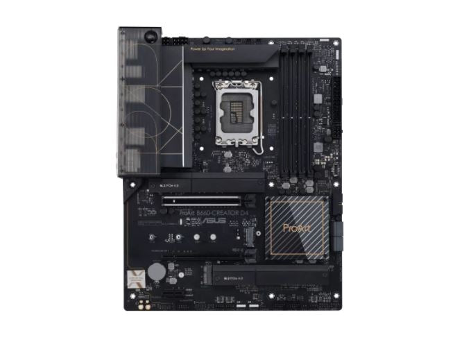 ASUS ProArt B660 Creator D4 ATX Motherboard - LGA 1700 Socket for 12th Gen Intel Core i9/i7/i5 CPUs - DDR4, PCIe 4.0, Thunderbolt 4 - Ideal for Content Creation, Video Editing & 3D Rendering Workstations