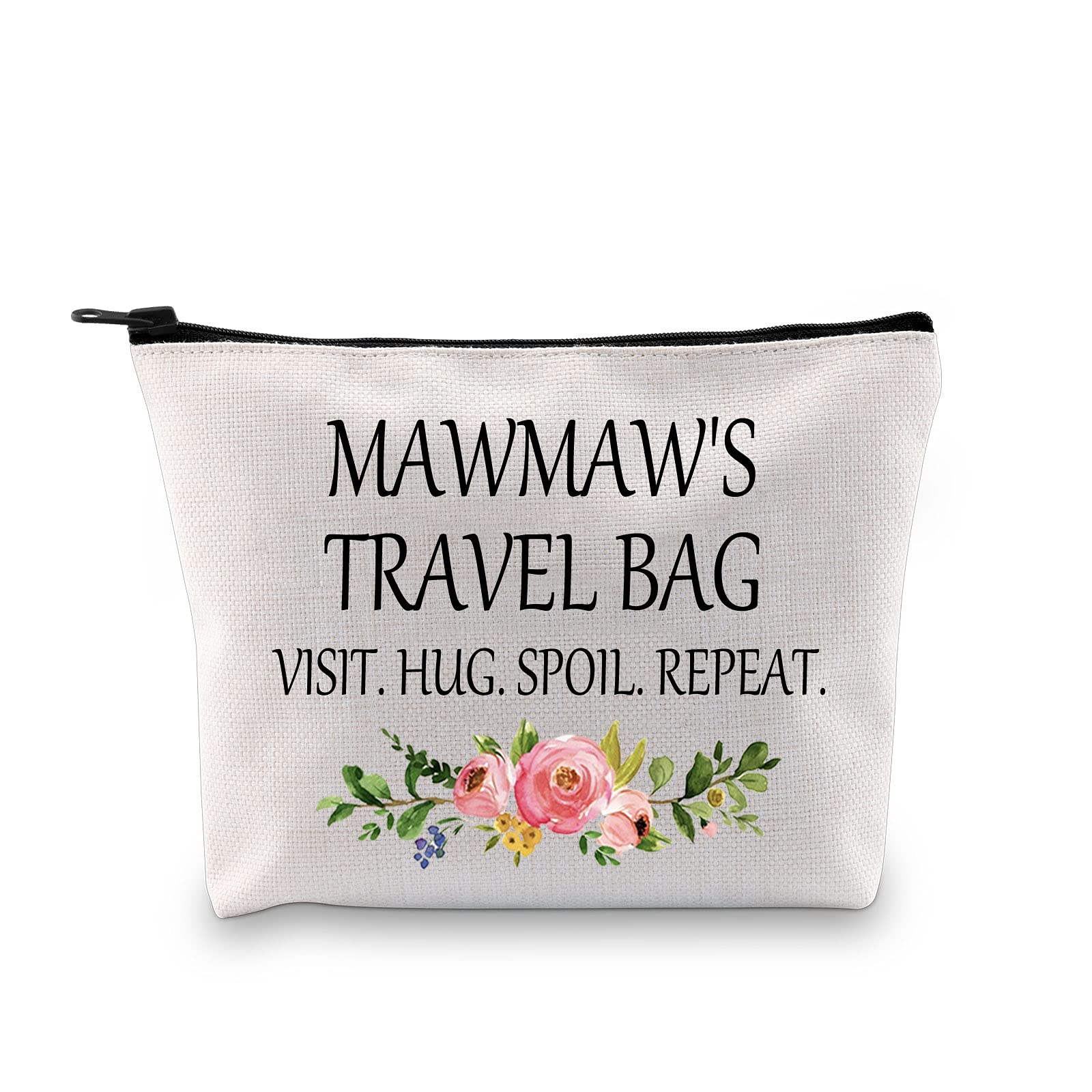 Funny Travel Makeup Pouch for Grandma - GJTIM Cosmetic Bag & Toiletry Case | Perfect Gift for Mawmaw | Ideal for Travel, Spa Days & Mother's Day Gifts