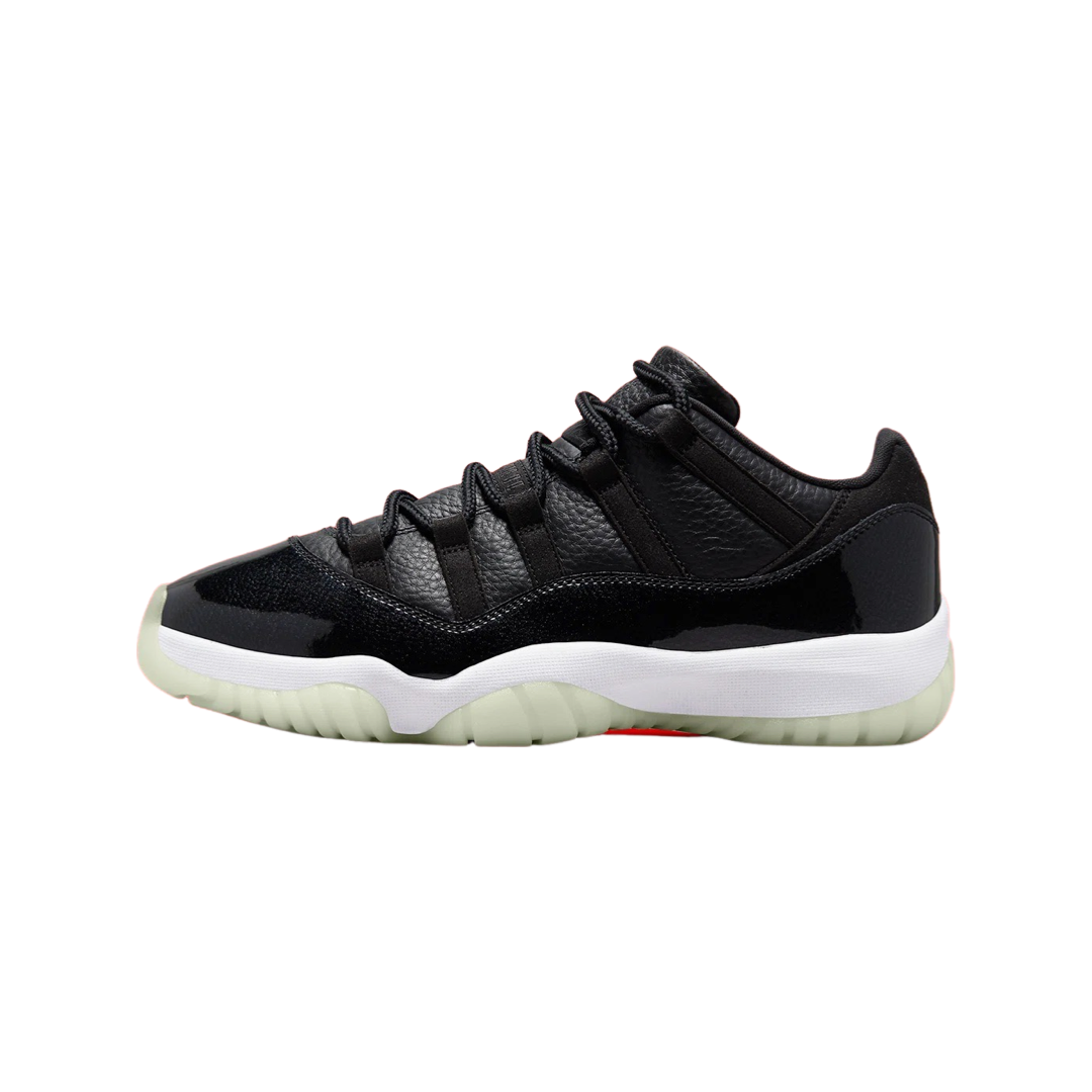 Air Jordan 11 Low Retro '72-10' Men's Basketball Shoes - Black/Gym Red/White Sail - Perfect for Casual Wear & Court Performance