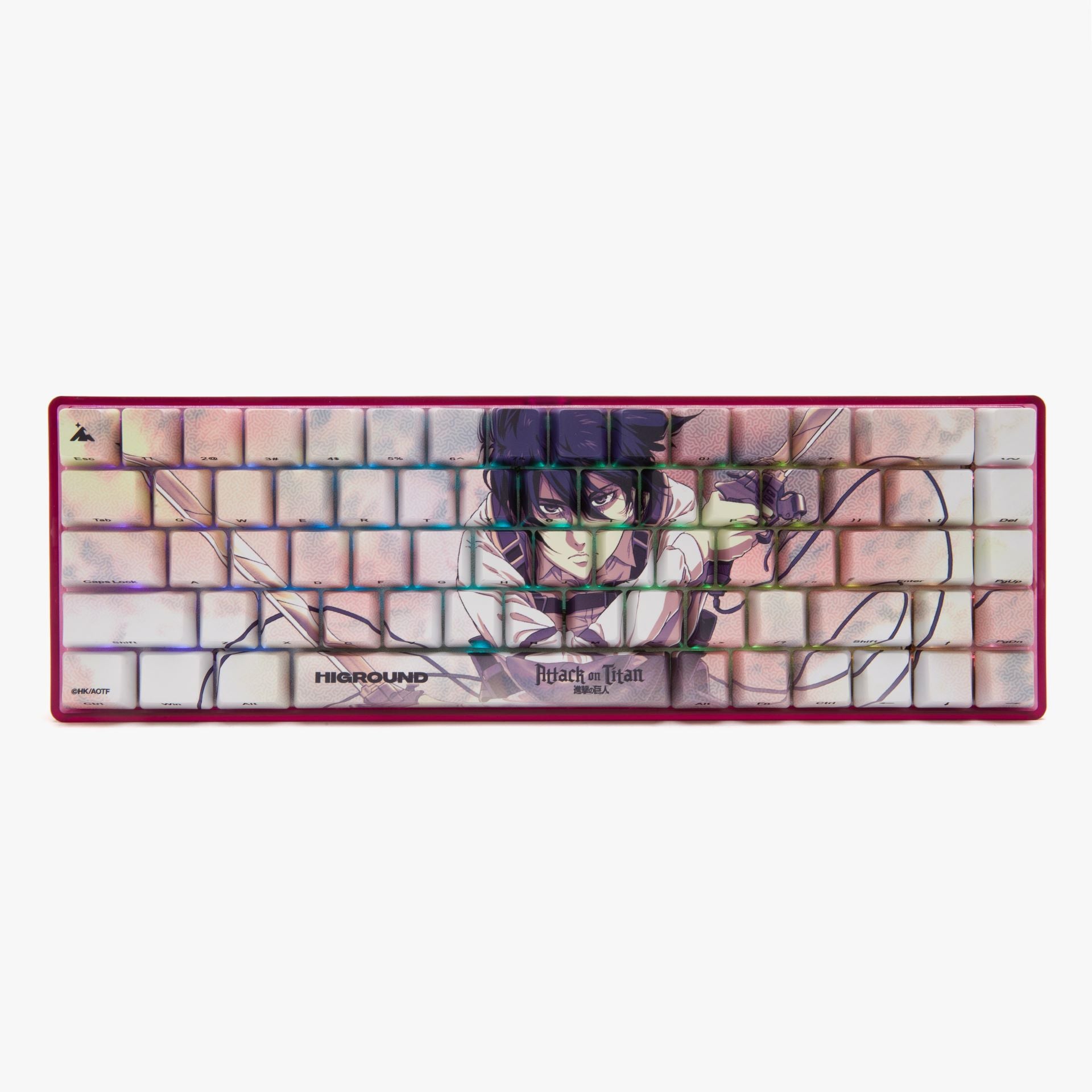 AOT2 x HG Basecamp 65HE Mechanical Keyboard - MIKASA Edition | Compact 65% Layout for Gaming & Typing | Perfect for Esports, Office Work & Programming