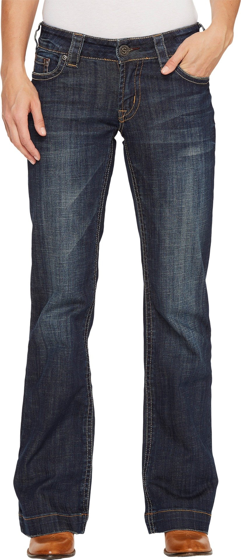 Stetson Women's Jean 214 Trouser Fit - Slim Stretch Denim Pants for Casual & Office Wear | Comfortable & Stylish Ladies' Jeans for Everyday Outfits