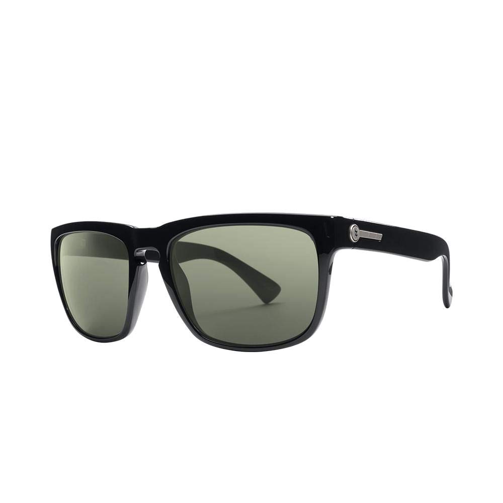 Electric California Unisex Knoxville Sunglasses - Gloss Black/Grey Polarized UV Protection - Stylish Outdoor Sports & Driving Shades for Men and Women