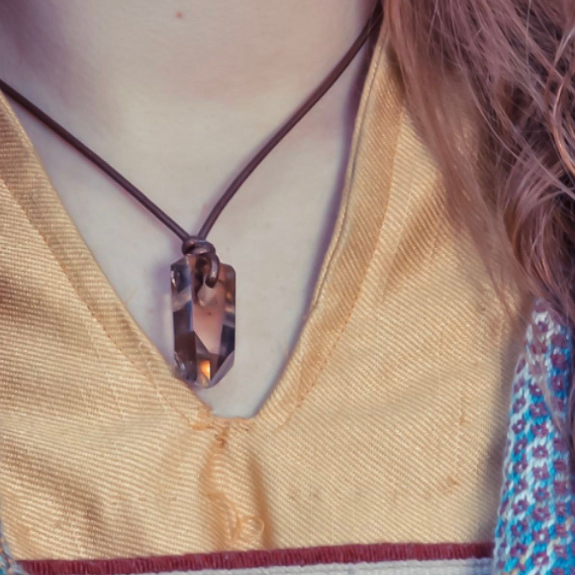 Natural Citrine Point Pendant Necklace - Healing Crystal Jewelry for Women, Genuine Citrine Gemstone Choker with Gold Plated Chain - Perfect for Meditation, Energy Cleansing & Spiritual Gifts