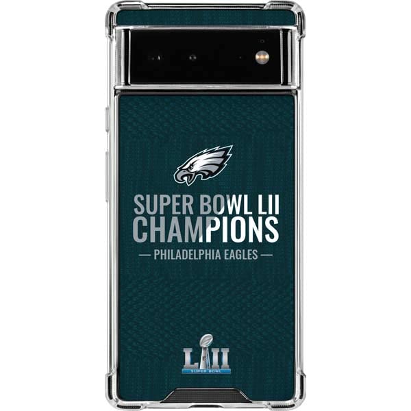 Google Pixel 6 NFL Eagles Case - Super Bowl LII Design for Protection & Style