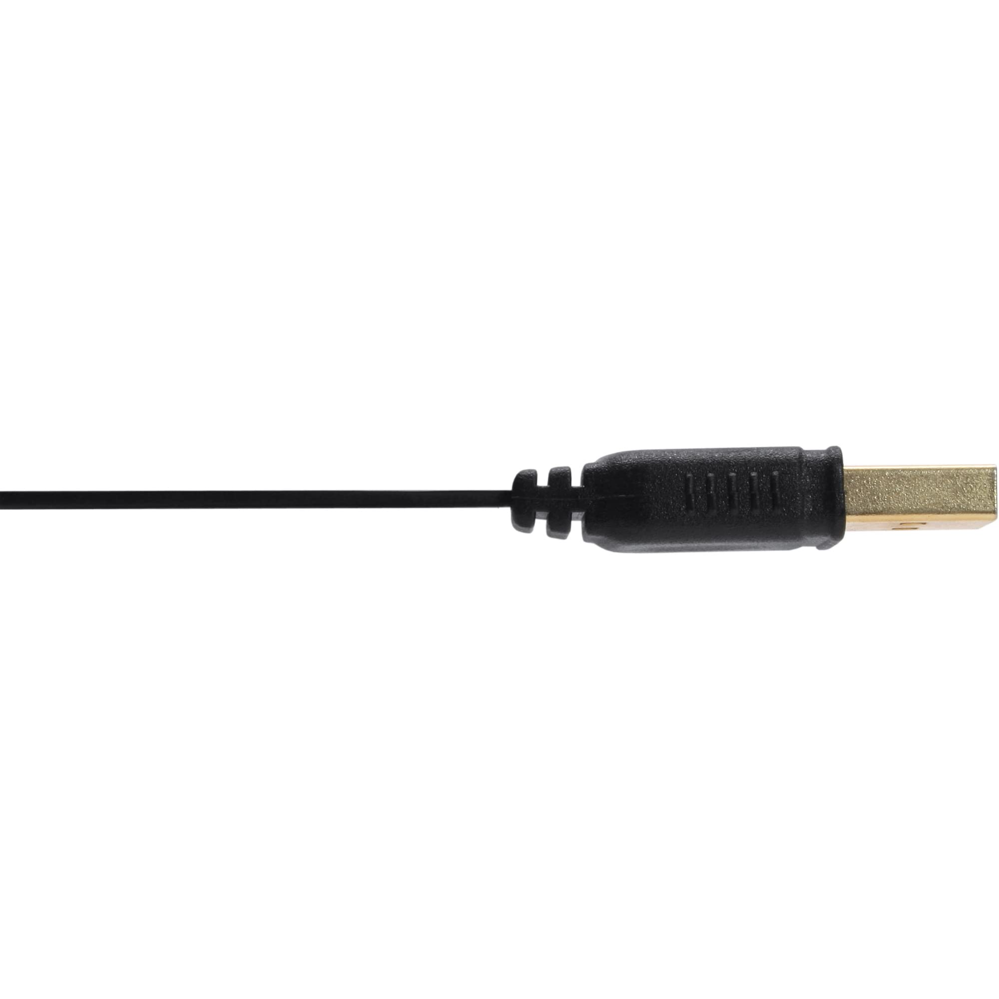 High-Speed 0.5m USB 2.0 A to Mini-B Cable - Gold-Plated Connectors, Durable Black Nylon Braided (For Digital Cameras, MP3 Players, External Hard Drives & More)