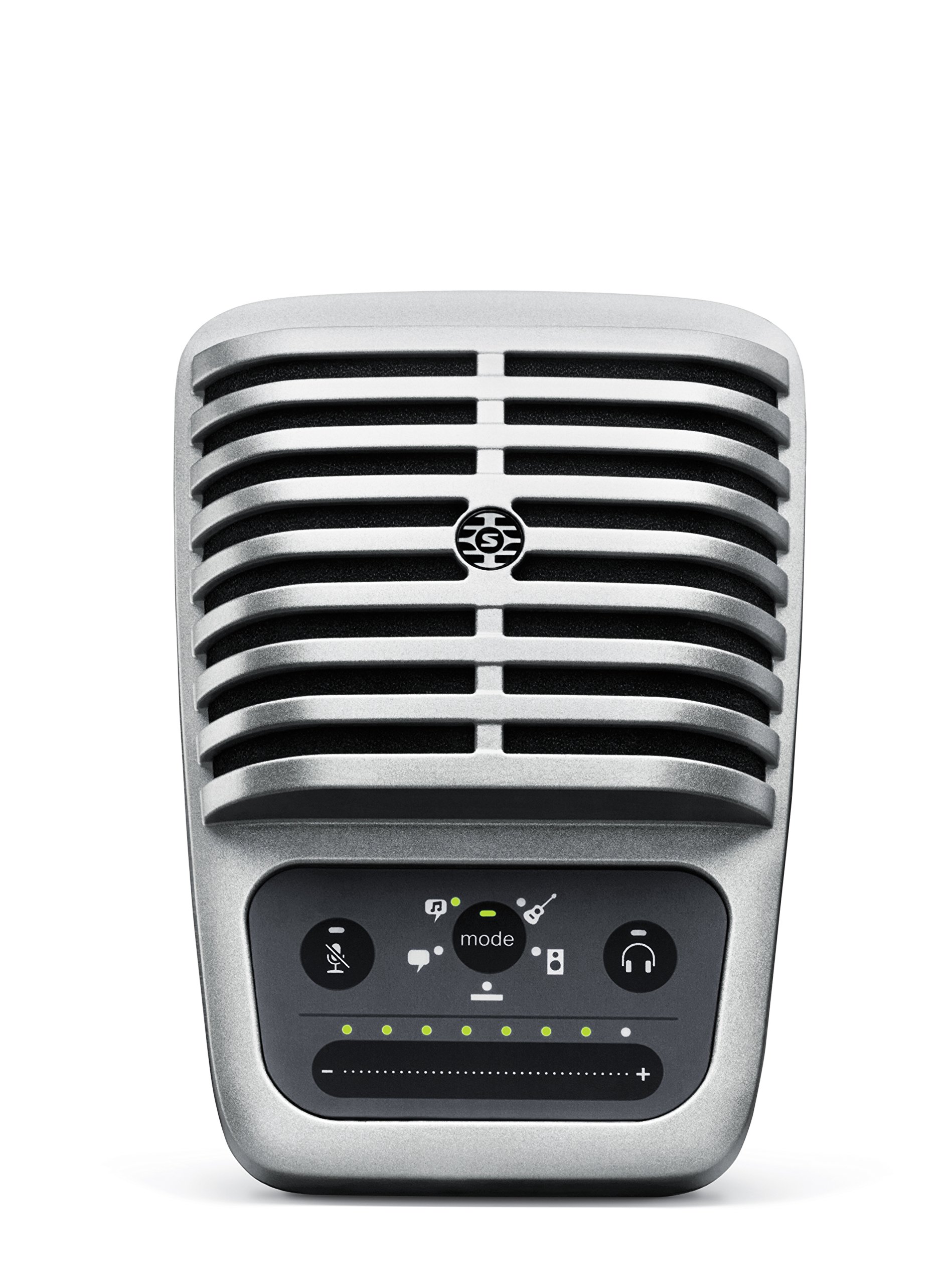 Shure MV51 Professional USB & Lightning Digital Large-Diaphragm Condenser Microphone for Podcasting, Streaming & Home Recording - Studio Quality Audio for Content Creators