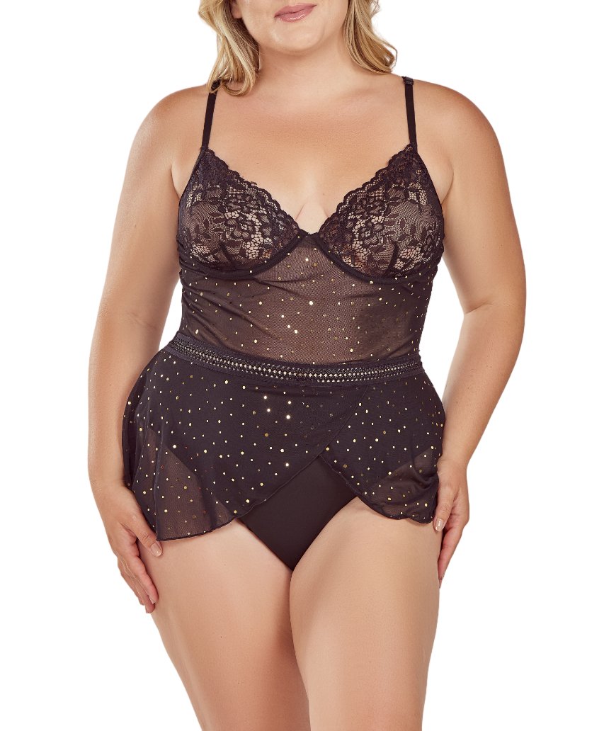 Astrid Plus Size Teddy Lingerie - Sexy Comfortable Lace Teddy for Women | Perfect for Valentine's Day, Anniversary Gifts & Boudoir Photography
