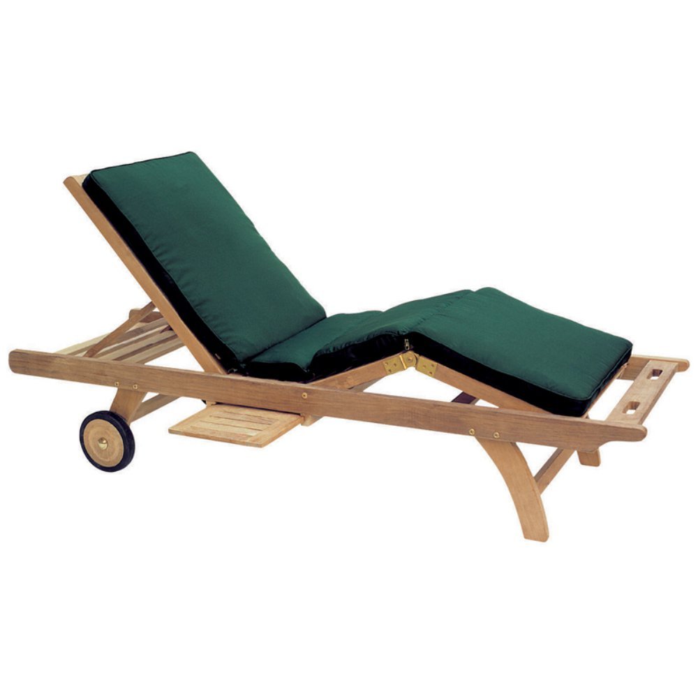 Premium CUSBW Sun Lounger Cushion - Ultra Soft White Outdoor Chaise Lounge Pad - Water-Resistant & UV-Protected for Poolside, Beach, Patio, and Backyard Relaxation