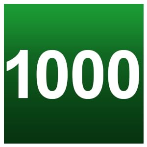 3.0 Clear Green 1000G