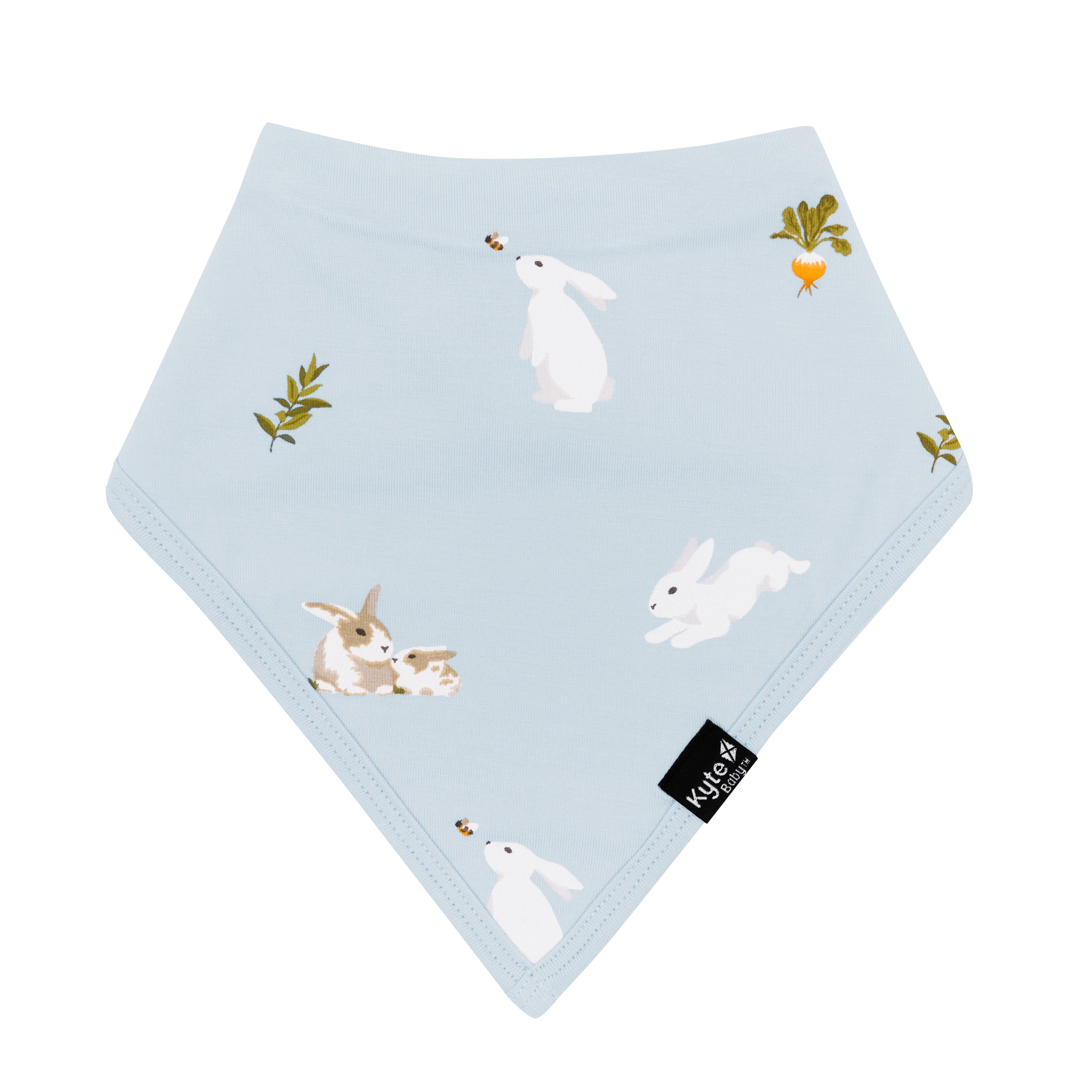 Ice Rabbit Baby Bib - Soft & Absorbent Drool Bibs for Infants & Toddlers - Perfect for Feeding, Teething & Messy Playtime