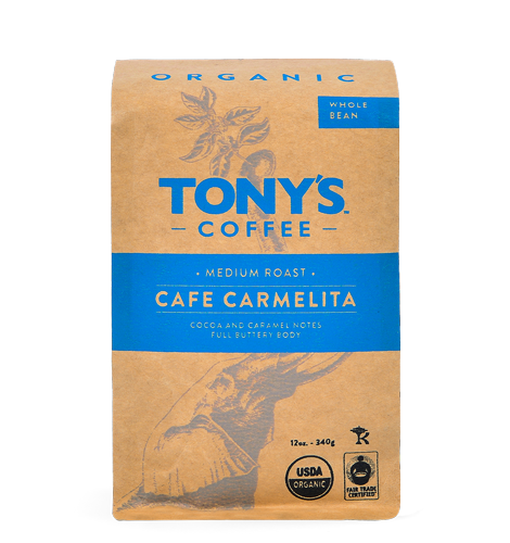 Fair Trade Organic Cafe Carmelita Coffee Beans - Premium Arabica for Home Brewing, Office & Gifting