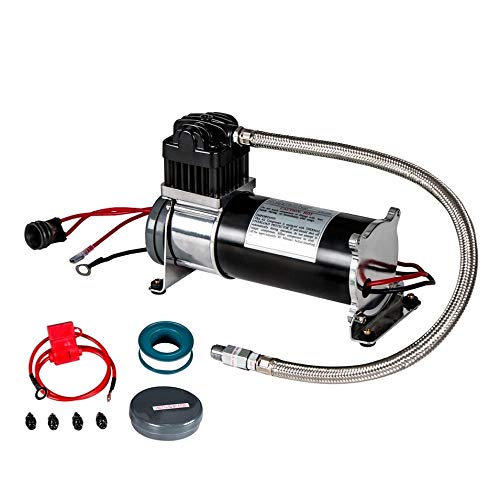 C2W Heavy Duty 12V 140 PSI Air Compressor Motor Kit for Train Horn & Off Road Trucks - Perfect for Vehicle Upgrades, Emergency Inflation, and Outdoor Adventures