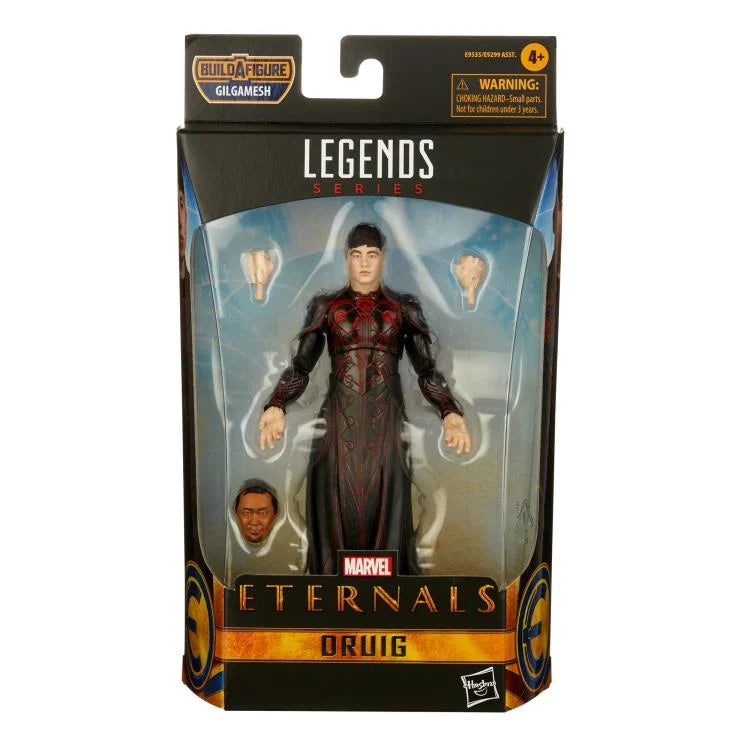 Eternals Marvel Legends Druig Action Figure with Gilgamesh BAF - Collectible Superhero Toy for Display & Play | Perfect for Marvel Fans & Collectors