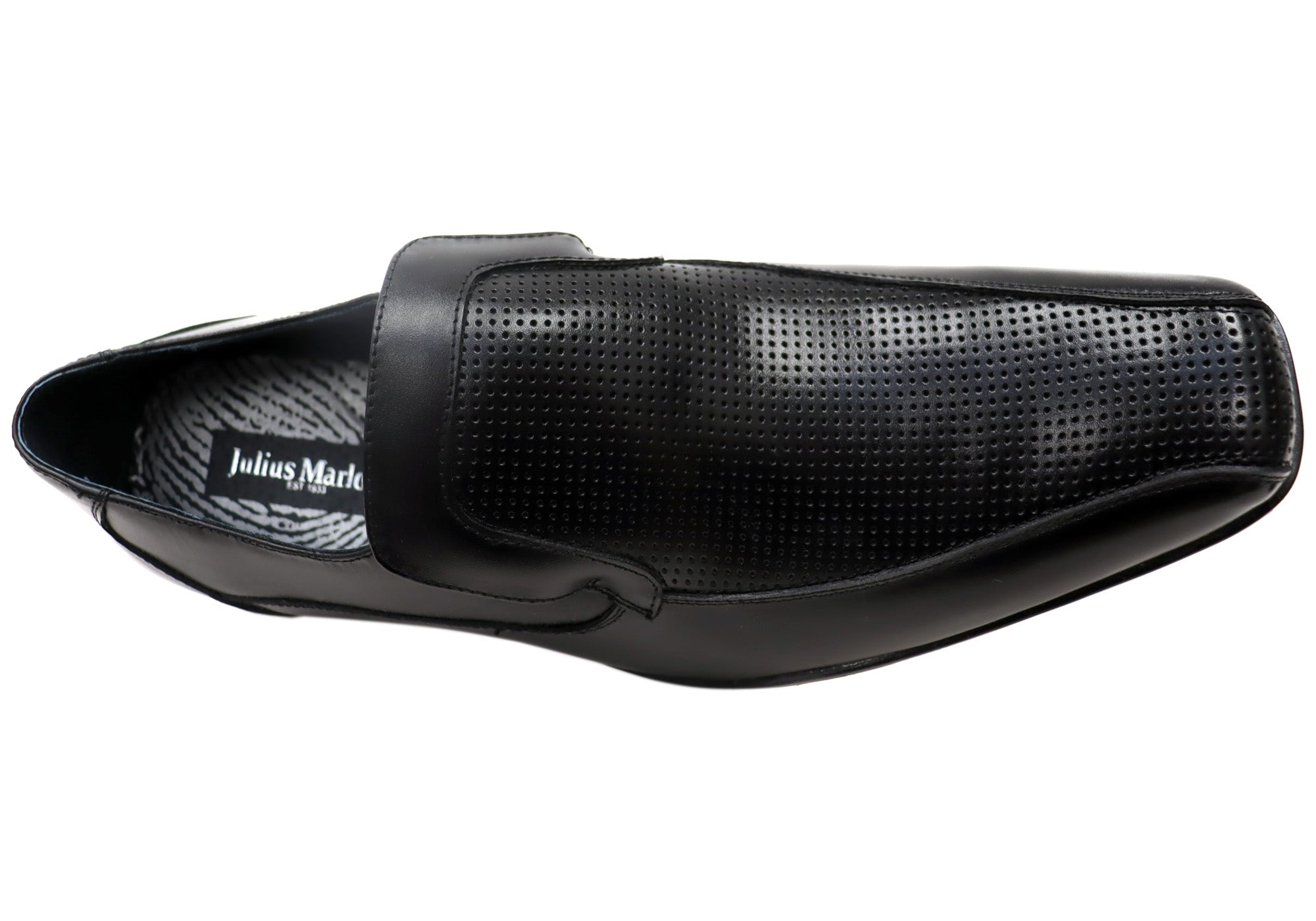 Julius Marlow Ricochet Men's Leather Slip-On Dress Shoes - Comfortable Business Casual Loafers for Office, Wedding & Formal Events