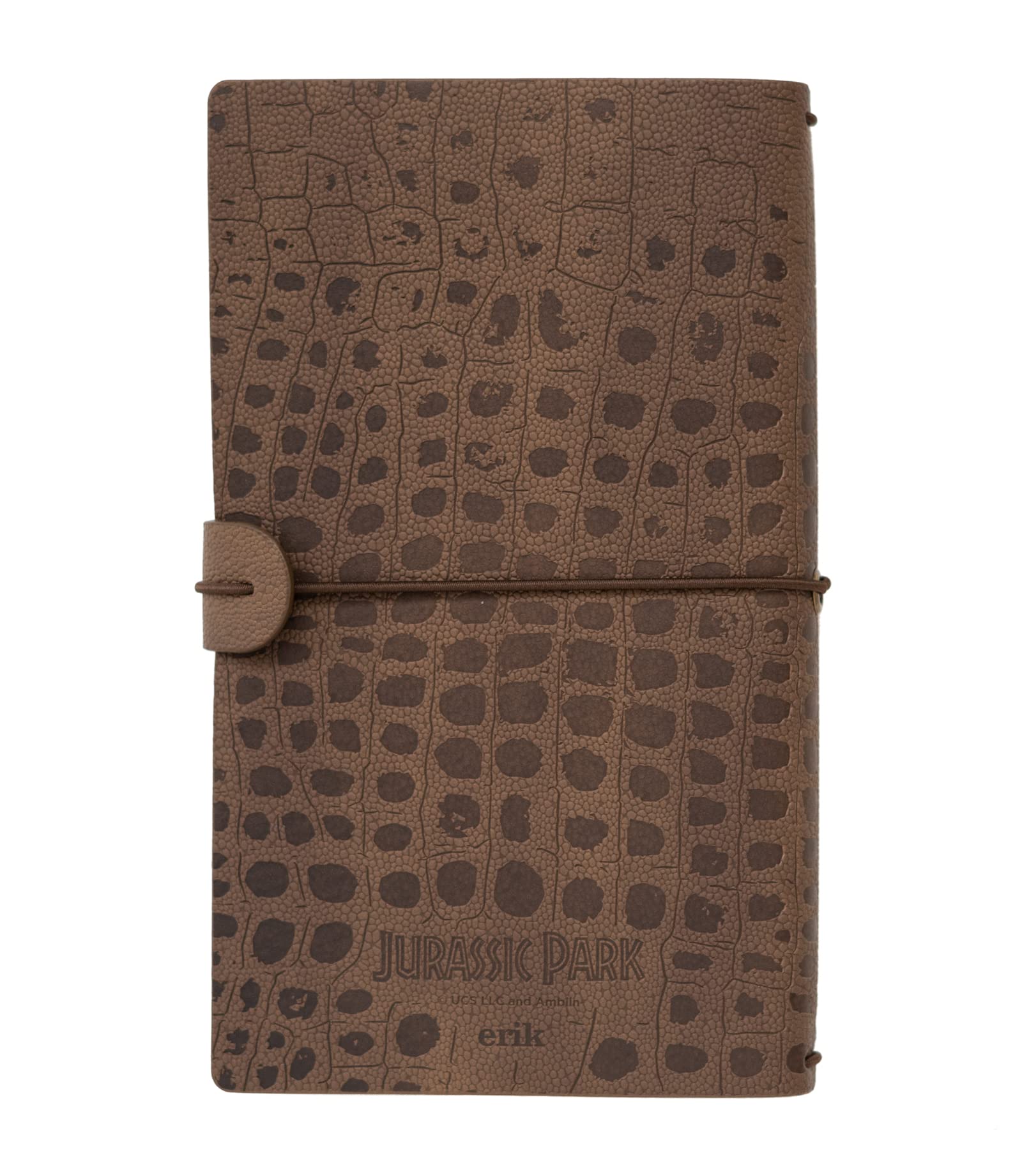 Premium PU Leather Travel Journal - Jurassic Park Themed Pocket Notebook for Men, 7.3 x 4 Inches, 80 Sheets | Perfect Travel Companion, Gift for Adventurers & Dinosaur Enthusiasts | Use for Vacation Planning, Daily Journaling & Note-Taking