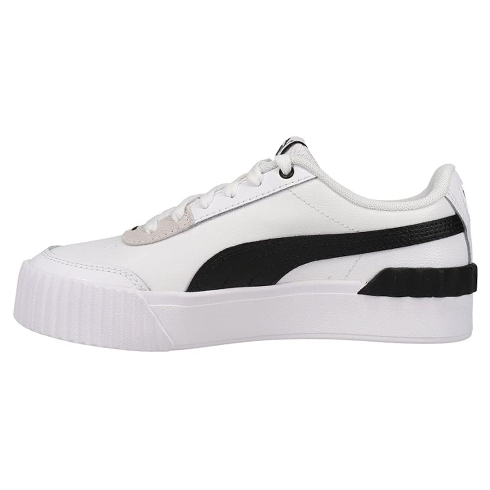 PUMA Women's Carina Lift Sneakers - White Casual Shoes for Walking, Running & Everyday Wear
