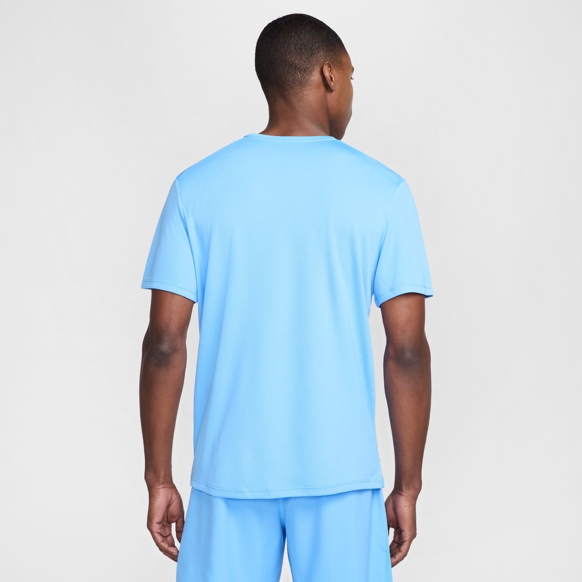 Nike Men's Running T-Shirt with Swoosh Logo - Lightweight Breathable Performance Tee for Jogging, Gym Workouts & Casual Wear