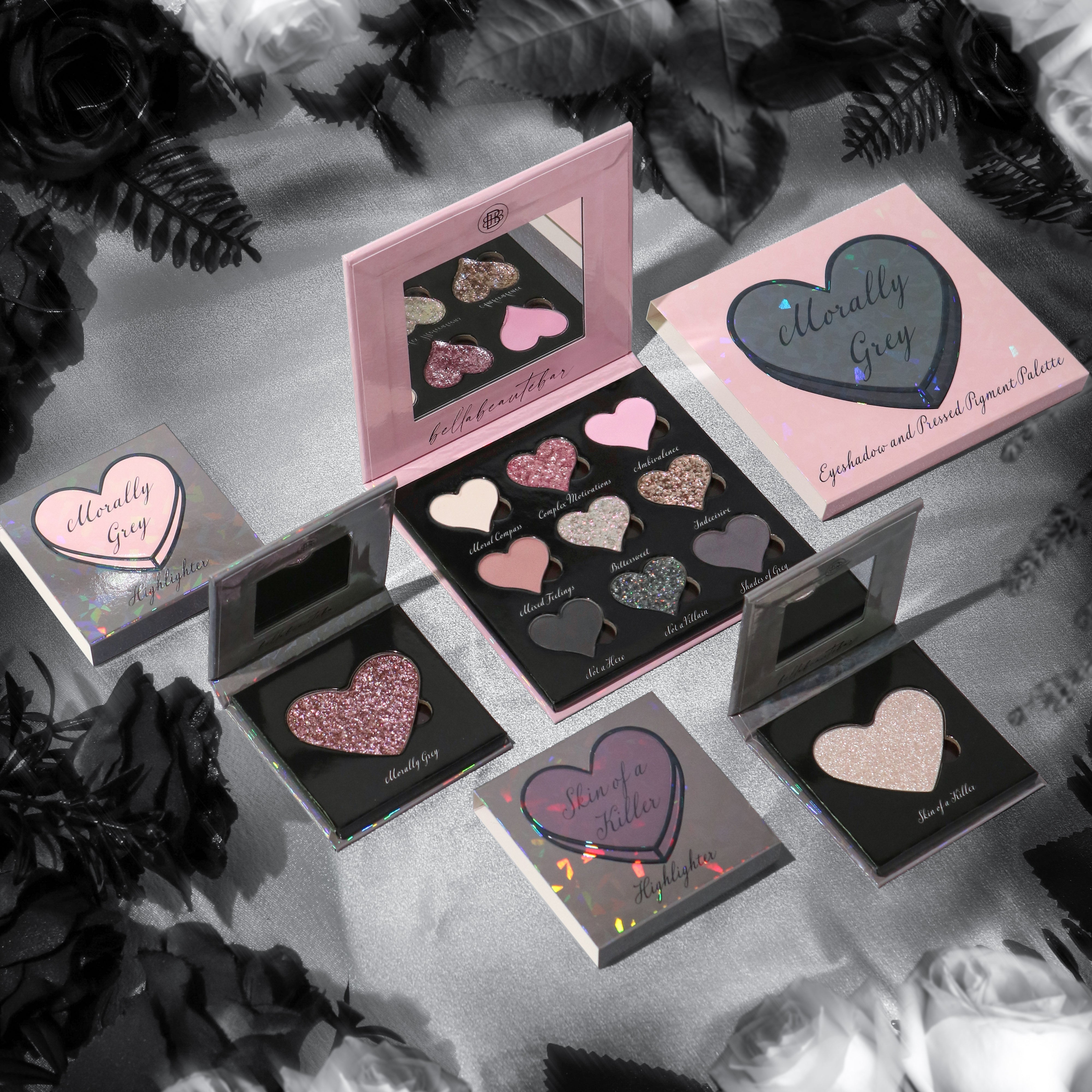 Morally Grey Eyeshadow Palette - 12 Matte & Shimmer Neutral Shades for Everyday & Evening Makeup Looks | Vegan & Cruelty-Free