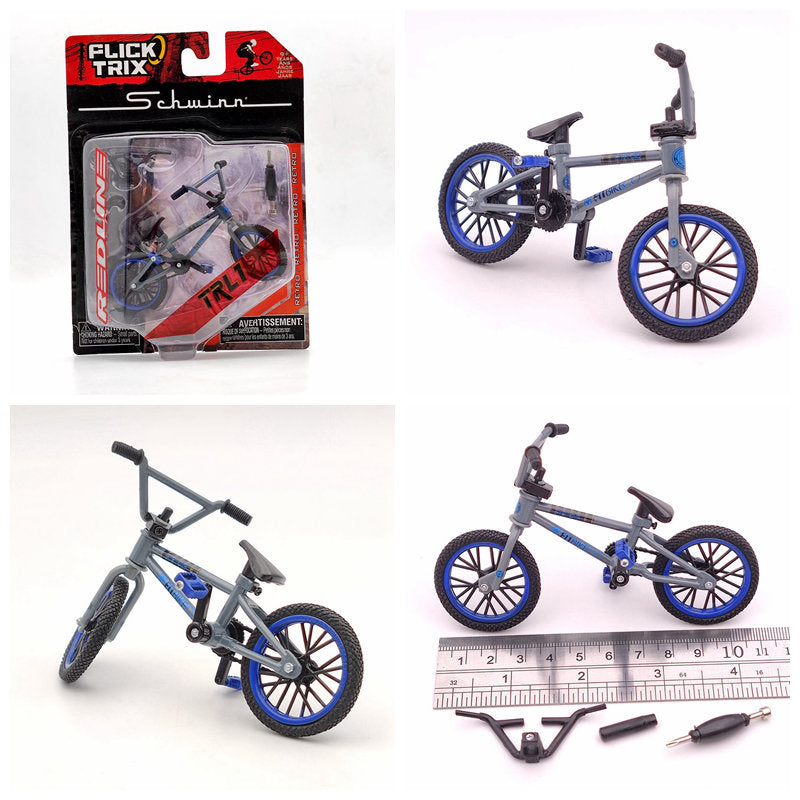 Premium Finger Bike FLICK TRIX Mini BMX Diecast Model Toy - Collectible Miniature Bicycle for Kids & Adults - Perfect for Office Desk Decor, Stress Relief, and Gift Giving