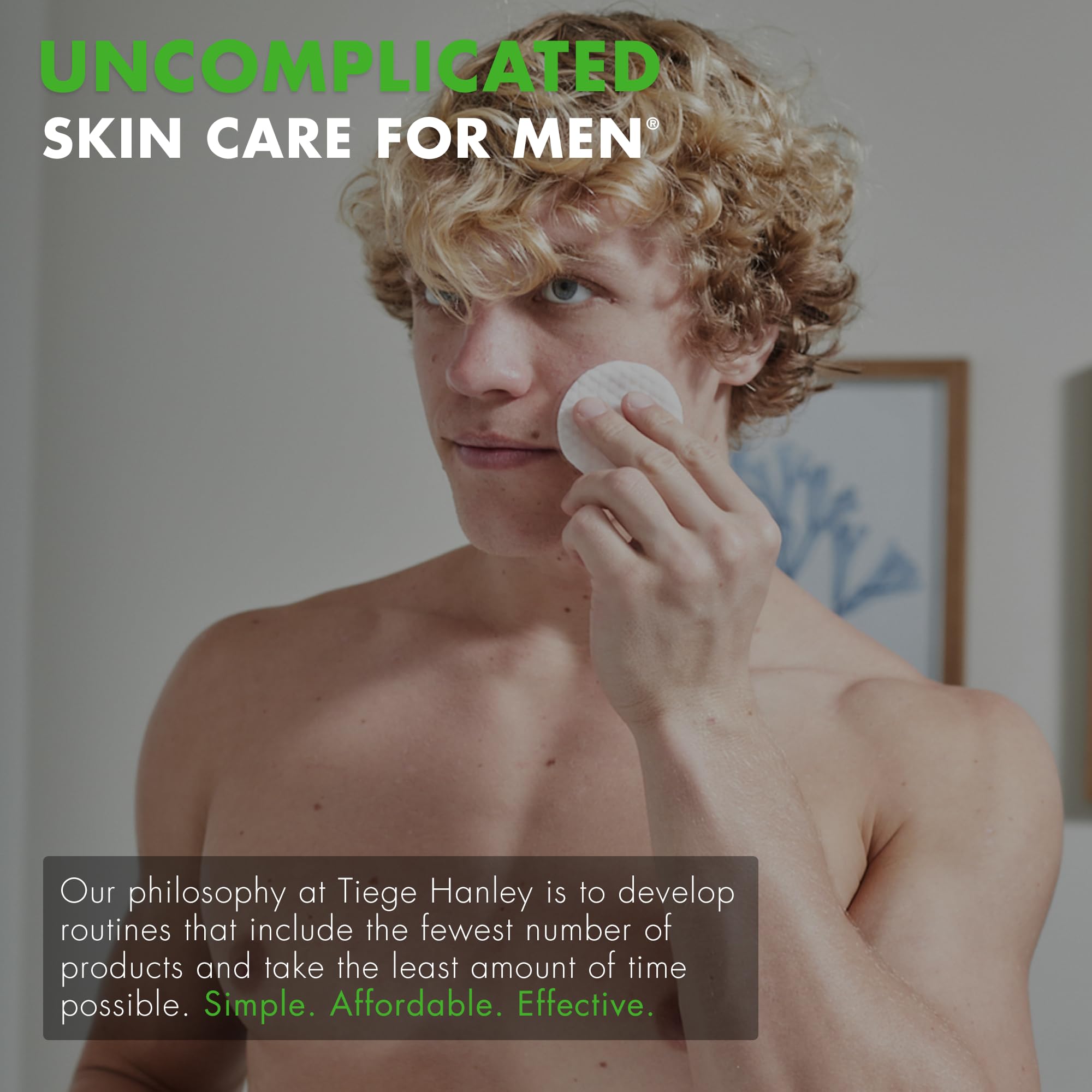 Tiege Hanley Acne Treatment Cream for Face - 0.85 Oz Salicylic Acid Spot Treatment to Reduce Acne Scars & Pimples | Daily Moisturizer for Men | Overnight Pimple Cream for Clear Skin | Perfect for Daily Skincare Routine & Travel