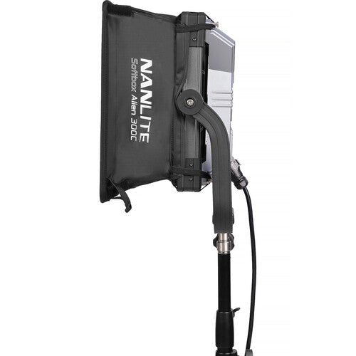 Nanlite Alien 300C RGBWW LED Panel with Softbox & Eggcrate - Professional Studio Lighting for Photography, Videography, and Live Streaming