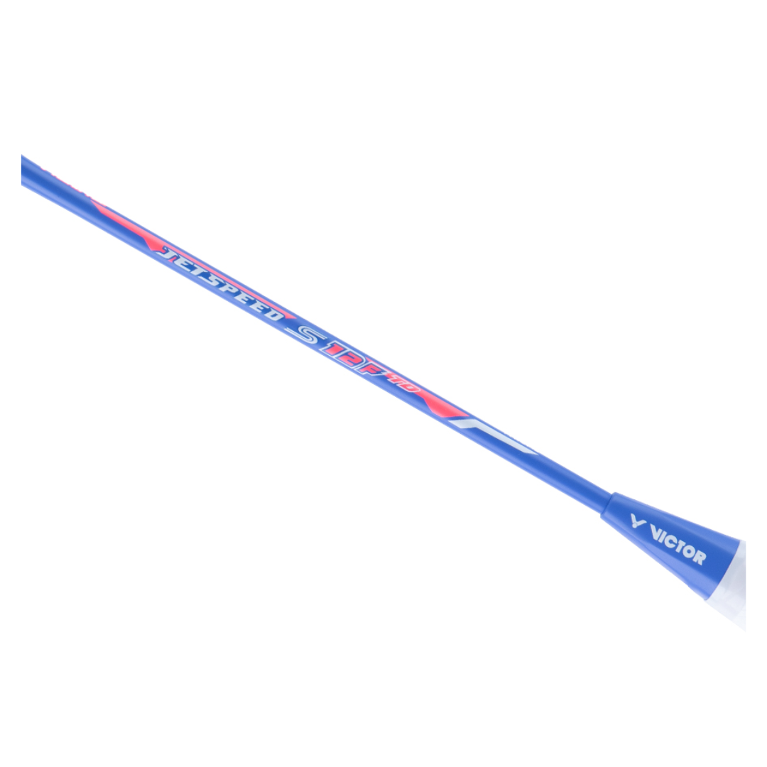 Victor Jetspeed S 12FTD Pre-Strung Badminton Racket - Light Rose Violet | Professional Badminton Racket for Adults & Beginners | Perfect for Tournaments, Training & Recreational Play
