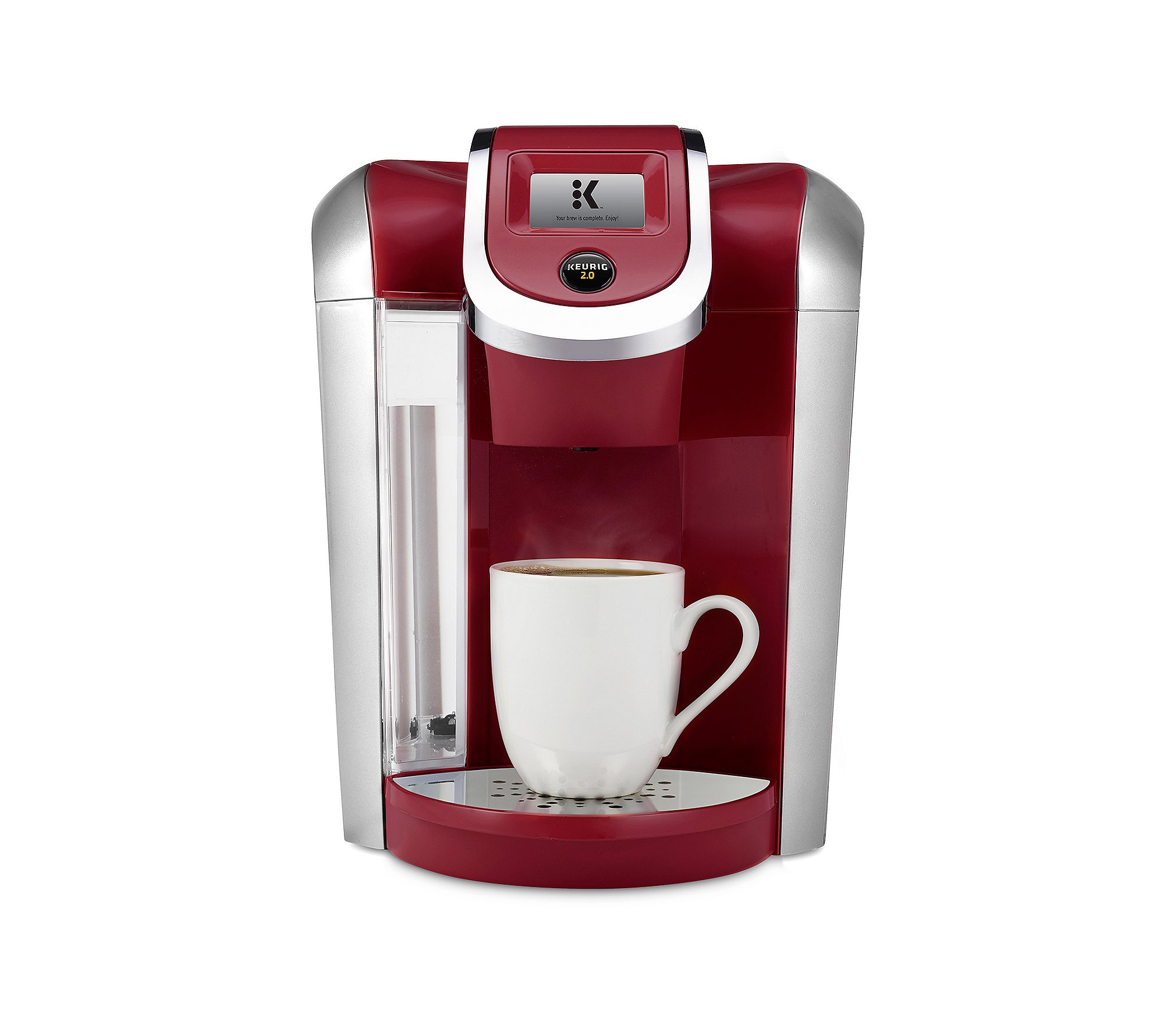 Keurig K475 Single Serve Coffee Maker with K-Cup Pod Brewer - Programmable, Vintage Red - Perfect for Home, Office, and Kitchen Use