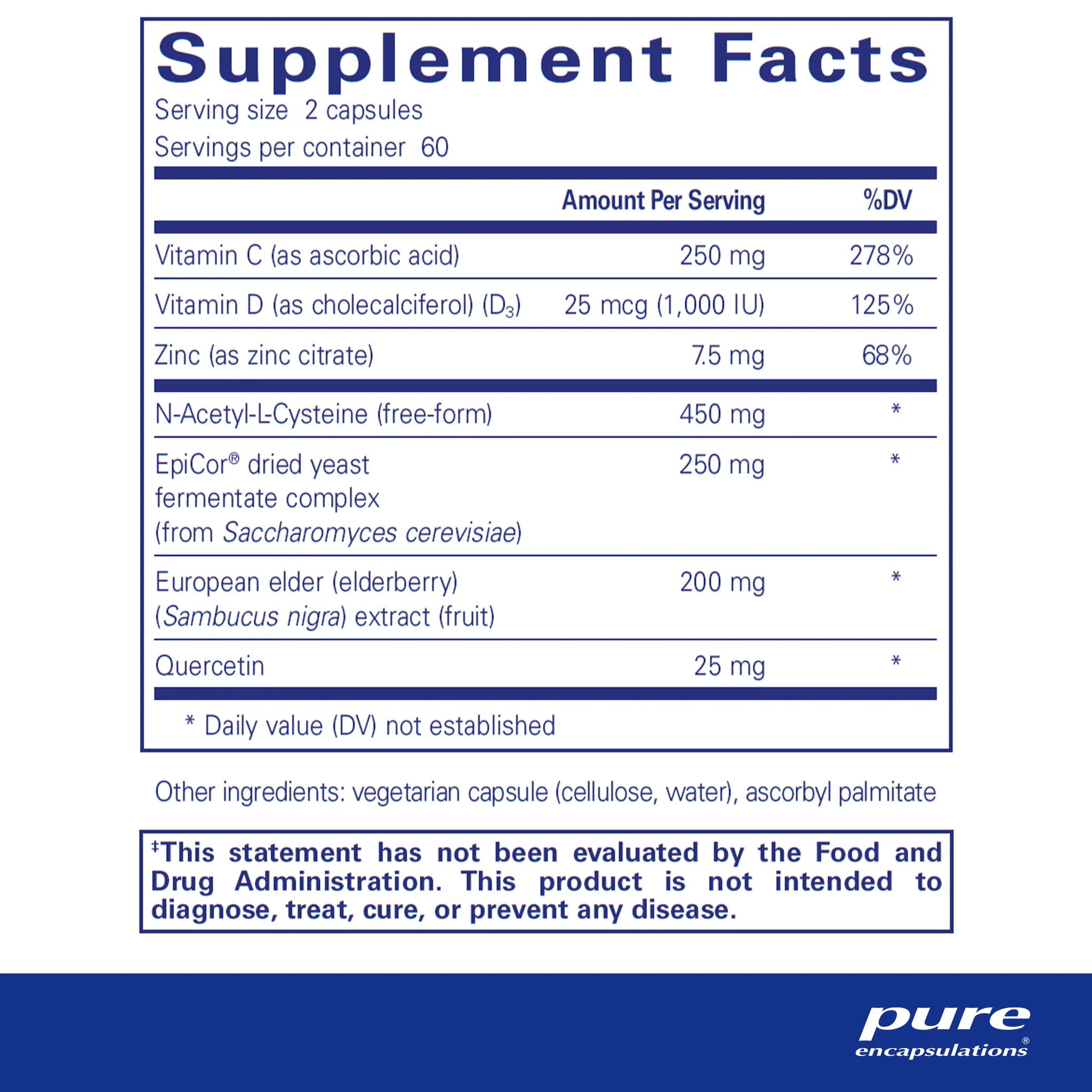 PureDefense with NAC Supplement - Immune Support & Detox Formula for Daily Wellness | Boost Immunity, Liver Health & Antioxidant Defense | Ideal for Travel, Workout & Busy Lifestyles