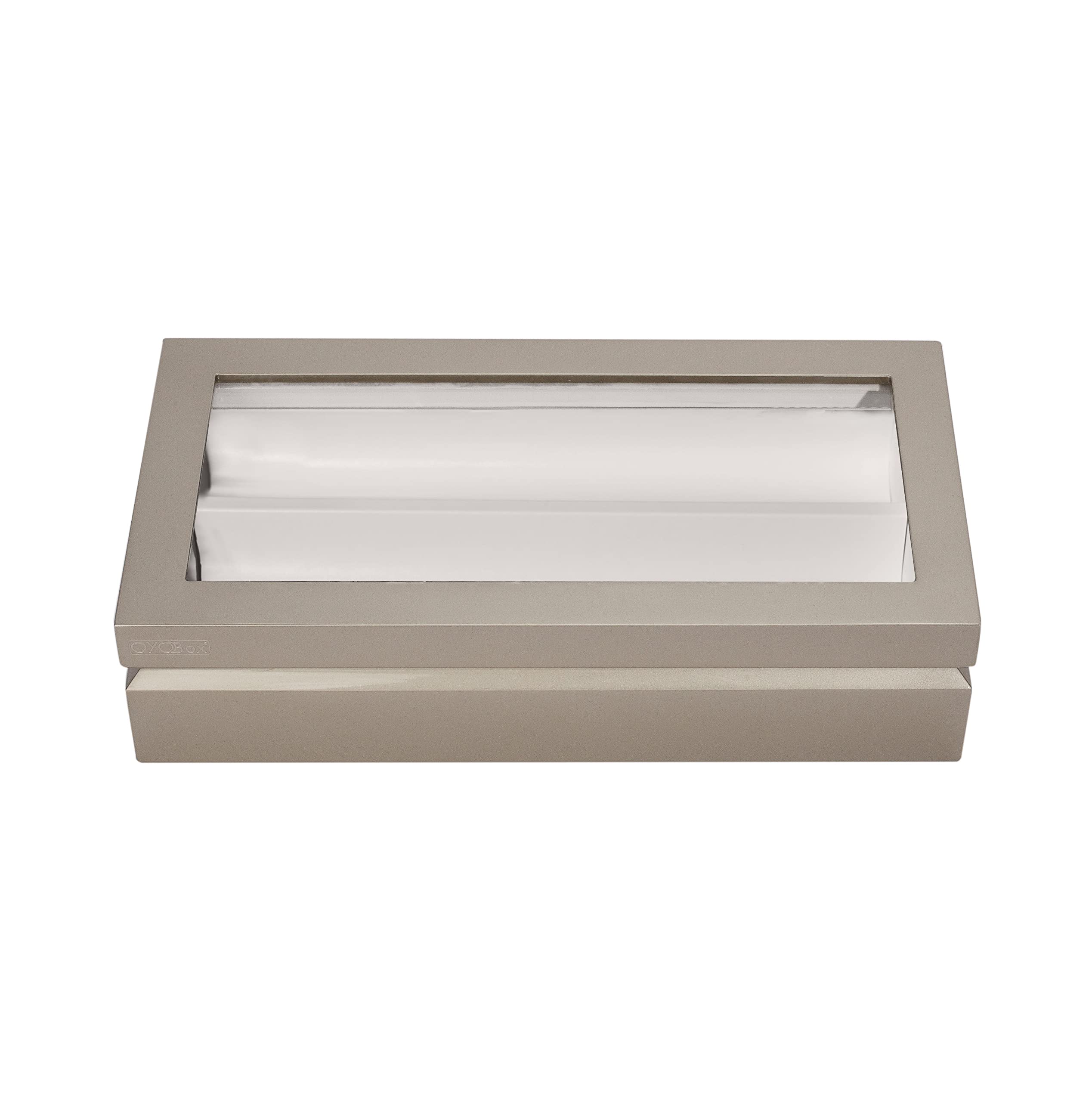 Premium Eyewear Organizer - Lacquered Wood Glasses & Sunglasses Storage Box with Soft Interior Lining | Perfect for Home, Office, or Travel Accessory Organization
