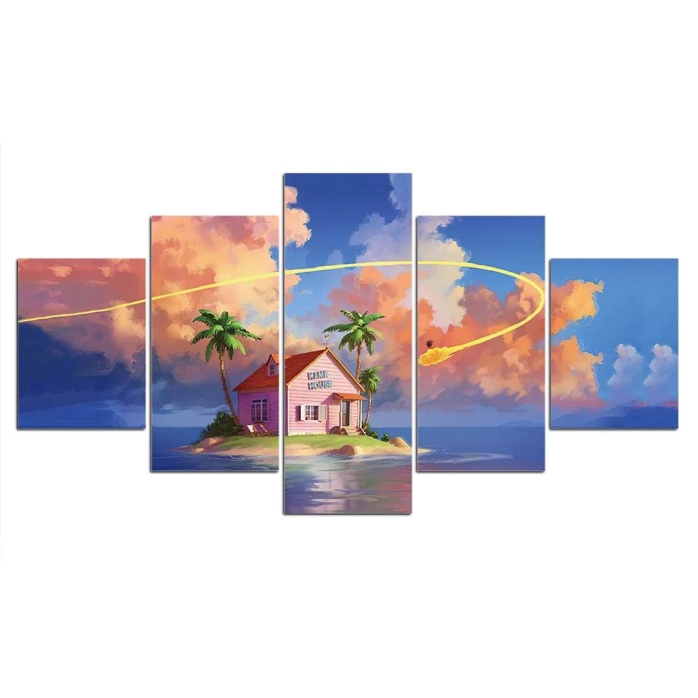 5-Piece Canvas Wall Art Set - Modern Abstract Painting for Living Room & Bedroom Decor - Stretched Framed Ready to Hang - Perfect for Home, Office & Gifts