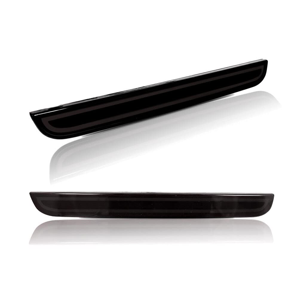 LED Smoked Tail Lights Brake Rear Fog Lamps Bumper Reflector for 2015-2019 Dodge Challenger - Durable & Stylish Upgrade for Night Driving & Custom Car Look
