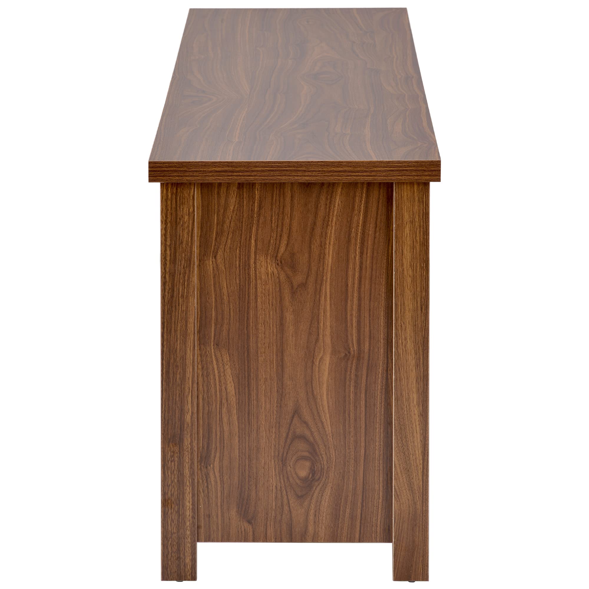 Modern Farmhouse TV Stand with Sliding Barn Doors - 65 Inch Entertainment Center Console with Storage Cabinet, 58