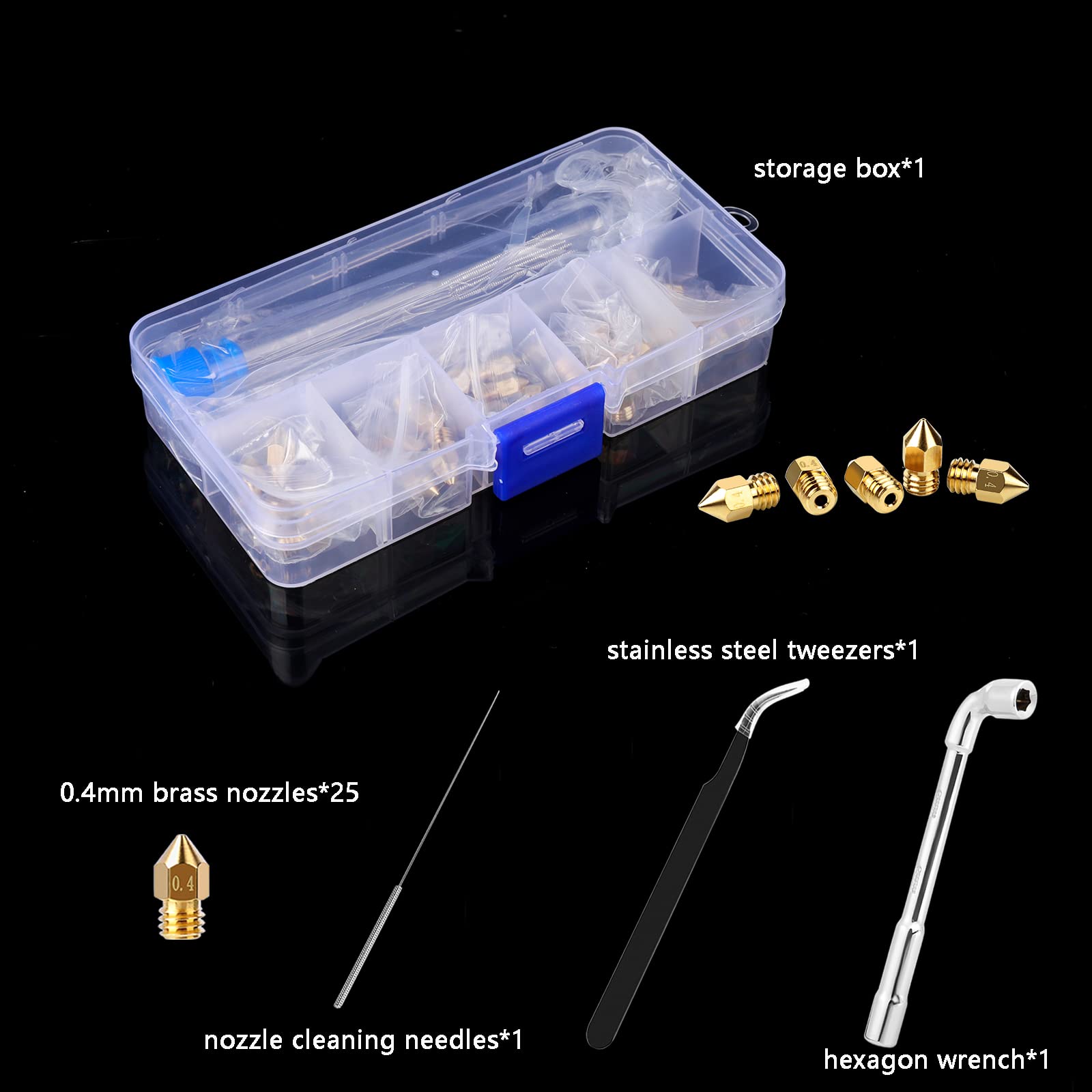 Comgrow Creality Ender 3 3D Printer Kit with 25PCS Nozzles & DIY Tools - Perfect for Home, School & Small Business 3D Printing Projects