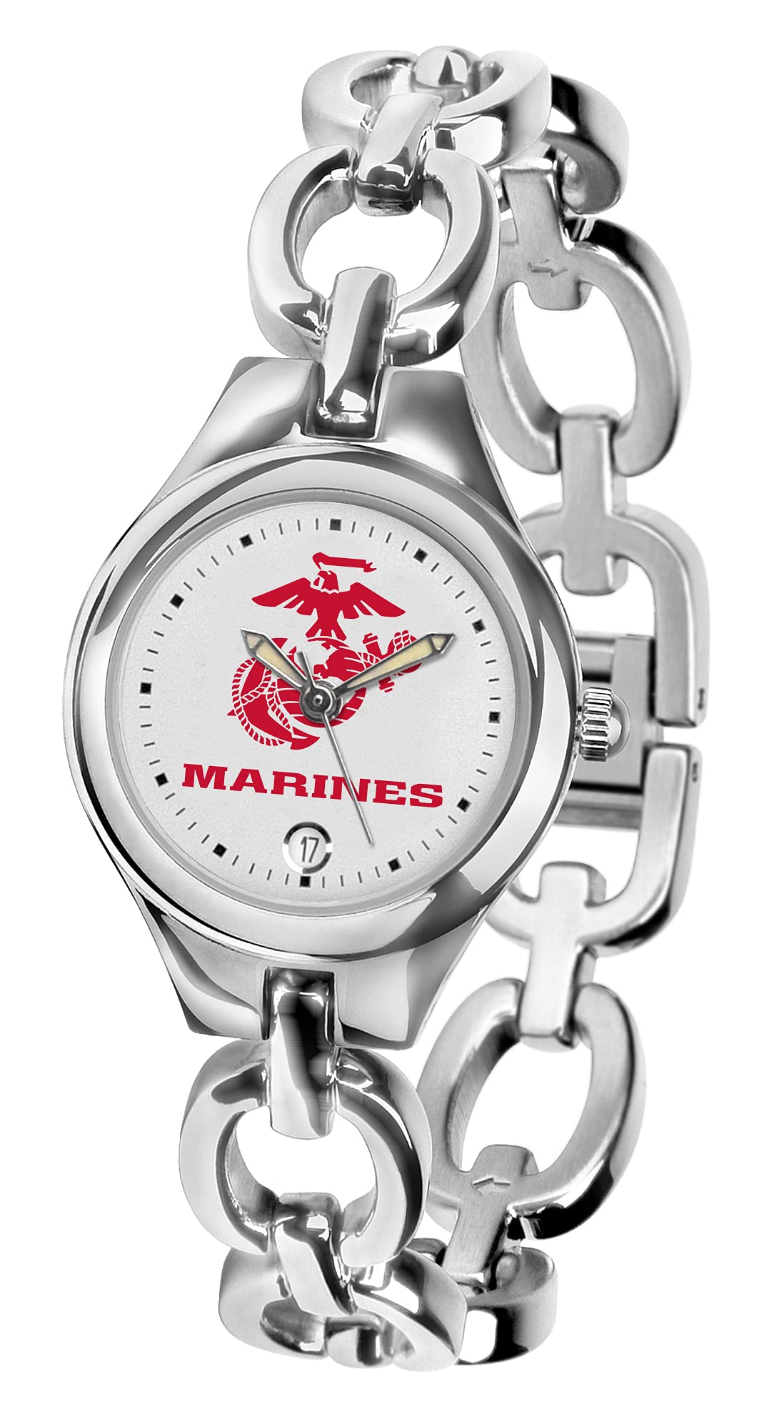 SunTime Women's US Marines Eclipse Watch - Stylish Military-Inspired Timepiece for Active Duty, Veterans & Patriotic Fashion