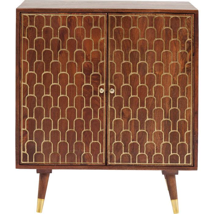 Muskat 2-Door Dresser - Modern Bedroom Storage Cabinet with Drawers & Shelves - Perfect for Bedroom, Living Room, or Dorm Organization