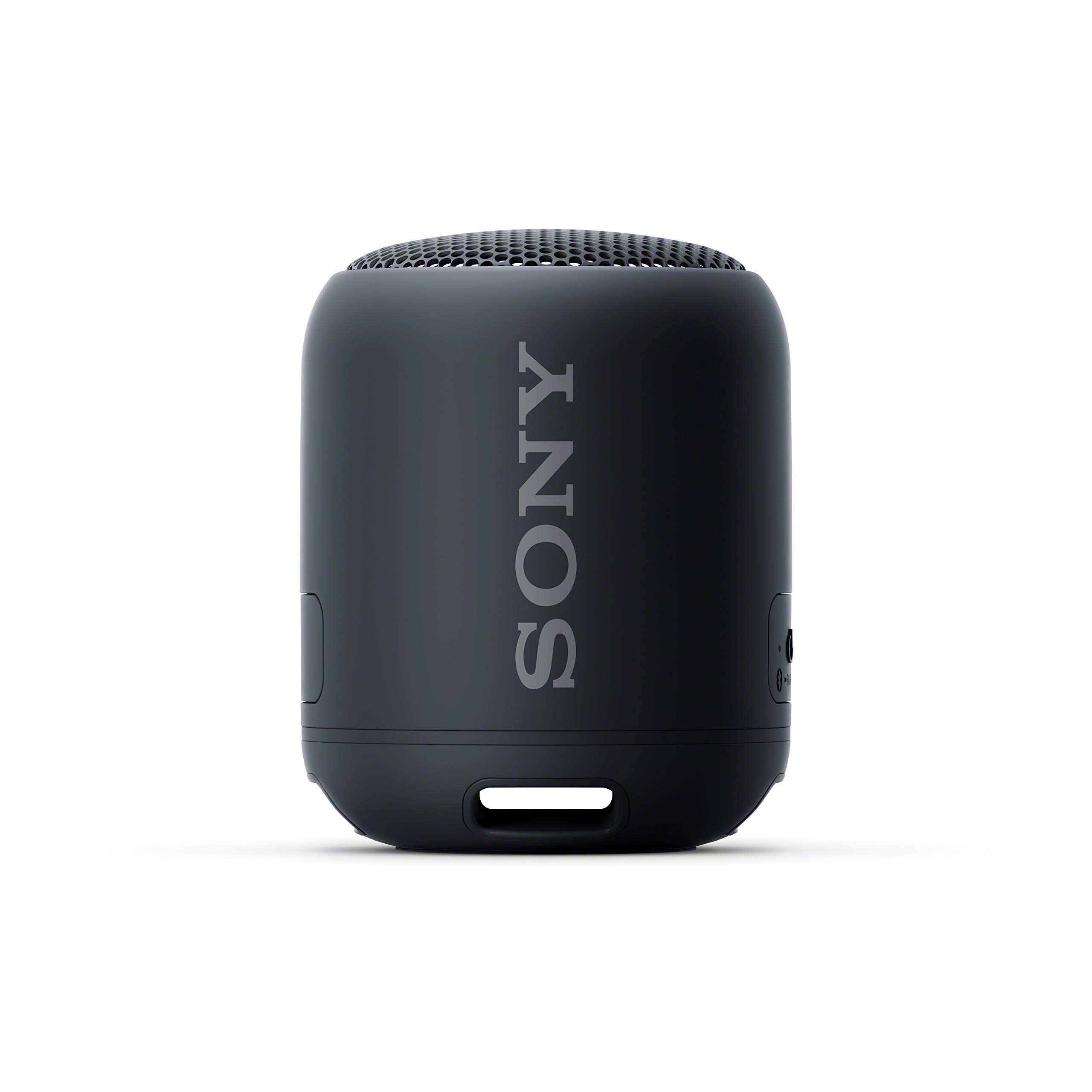 Sony SRS-XB12 Portable Bluetooth Speaker - Waterproof Wireless Speaker with Extra Bass, 16H Battery, IP67 Rating - Perfect for Outdoor, Travel, Beach & Pool Parties (Renewed, Black)