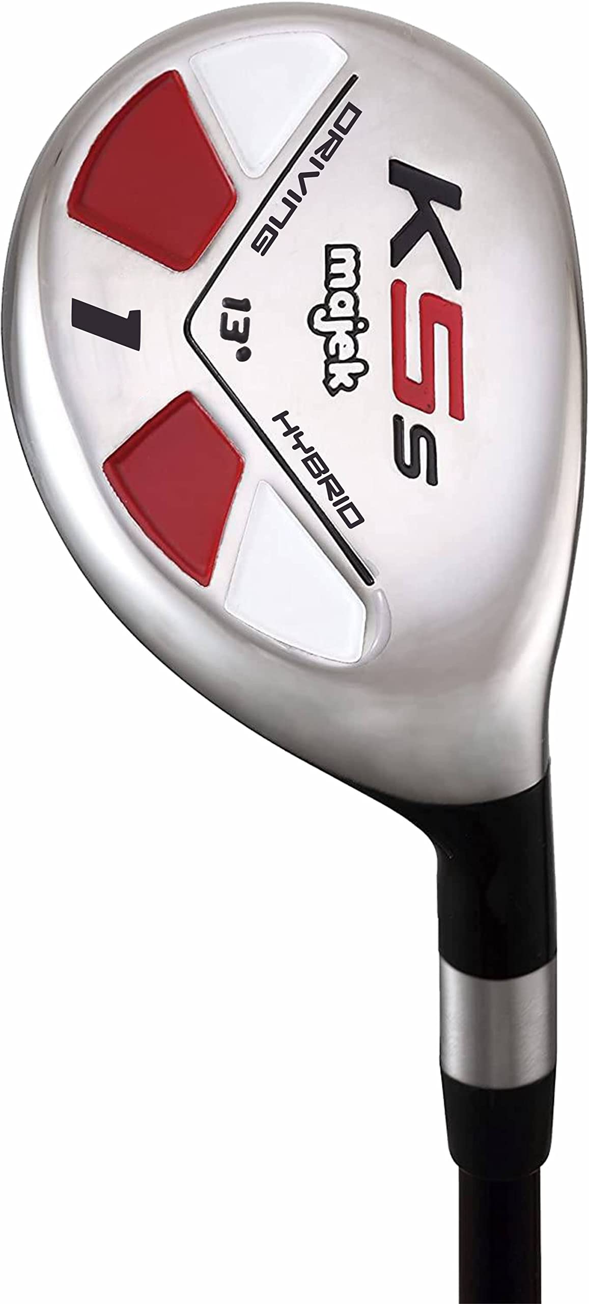 Majek Golf #1 Hybrid 13 Degree Driving Iron - Senior/Lady Flex Graphite Right Handed Club | Perfect for Long Shots & Senior Women Golfers | Ideal for Fairway Play & Course Challenges