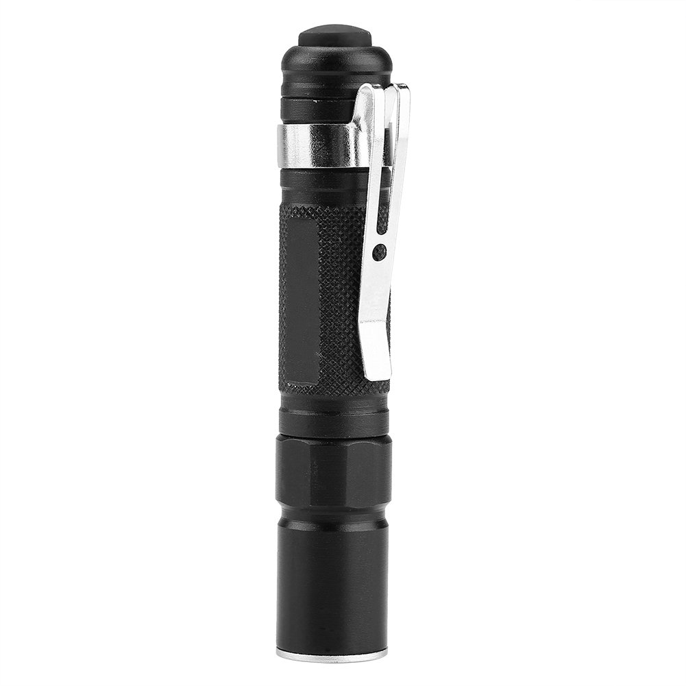 Zerodis Mini LED Flashlight - Adjustable Telescopic Pocket Light with Clip, Handheld Torch for Outdoor Camping, Hiking, Emergency & Everyday Use (Batteries Not Included)
