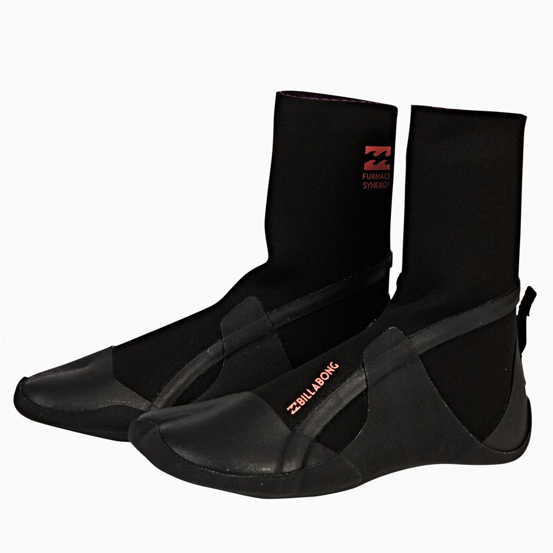 Women's 5mm Billabong Furnace Synergy Split Toe Booties - Warm Neoprene Water Shoes for Surfing, Diving & Cold Water Activities