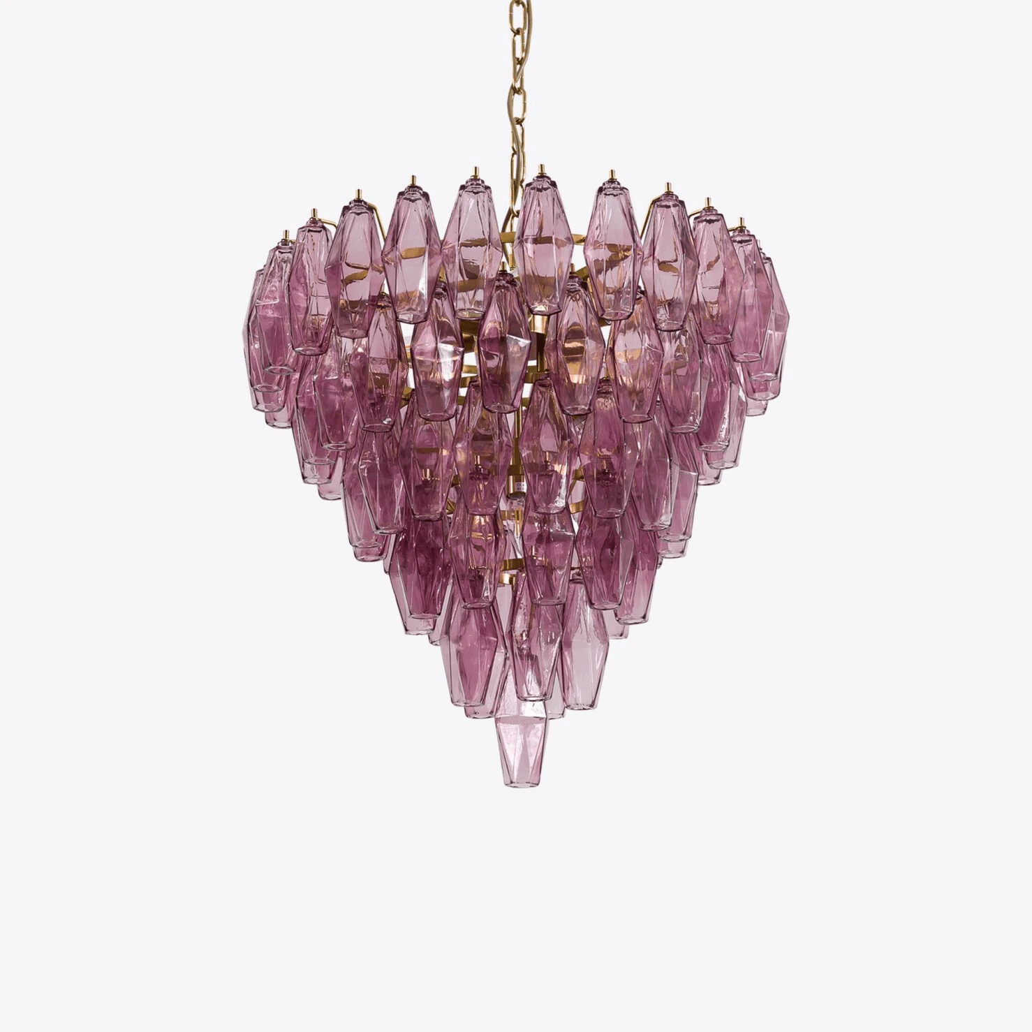 Elegant Asti Murano Glass Chandelier - Handcrafted Italian Lighting Fixture for Dining Room & Living Room Decor