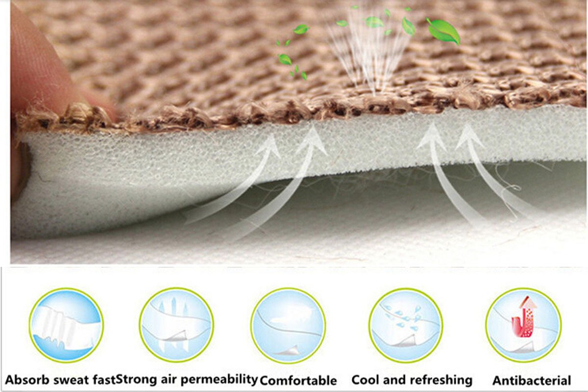 Ultra Thin Universal Car Seat Cover - Non-Slip Auto & Office Chair Protector - All Season Use for Front Seats & Office Chairs - 1PC Brown - Perfect for Commuting, Work & Travel