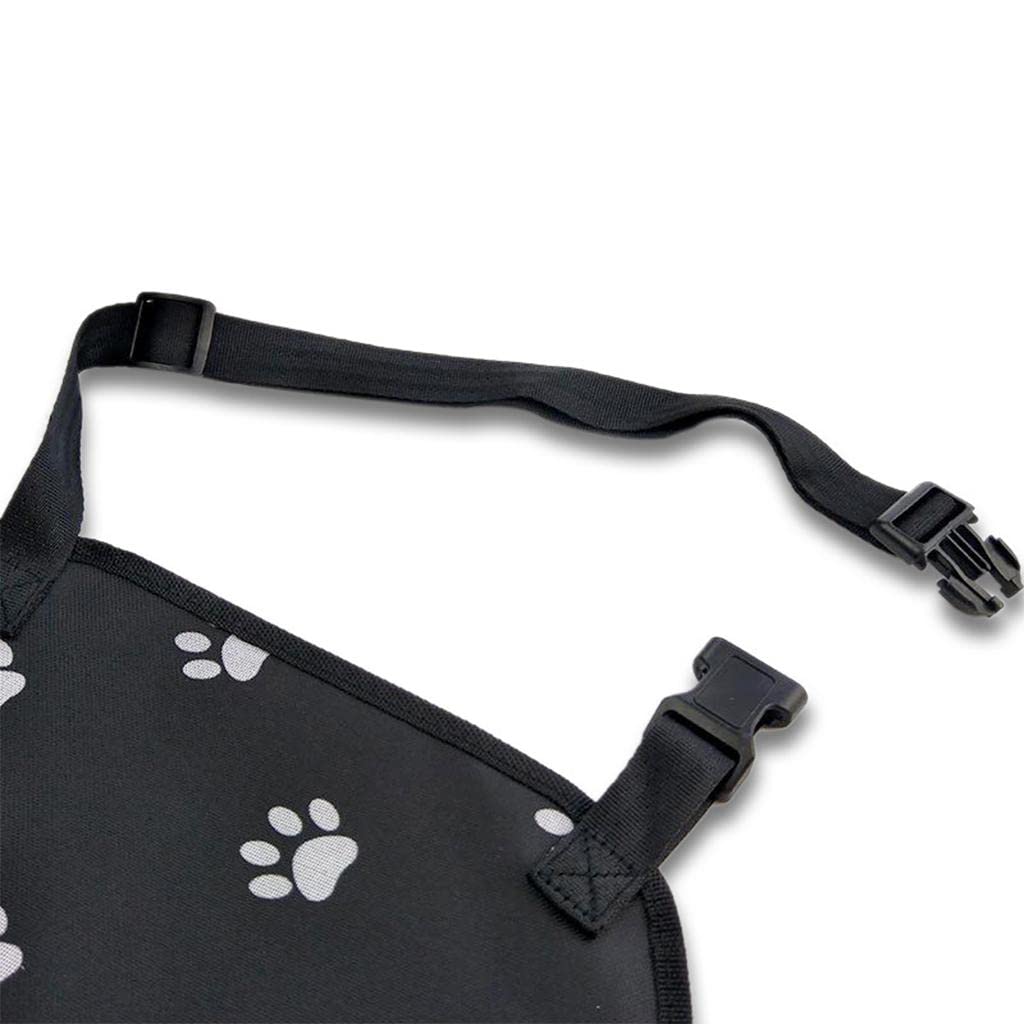 Enakshi Portable Pet Car Booster Seat for Cats & Small Dogs - Adjustable Safety Carrier for Travel (Black/White) | Pet Travel Accessories | Perfect for Road Trips, Vet Visits & Family Outings