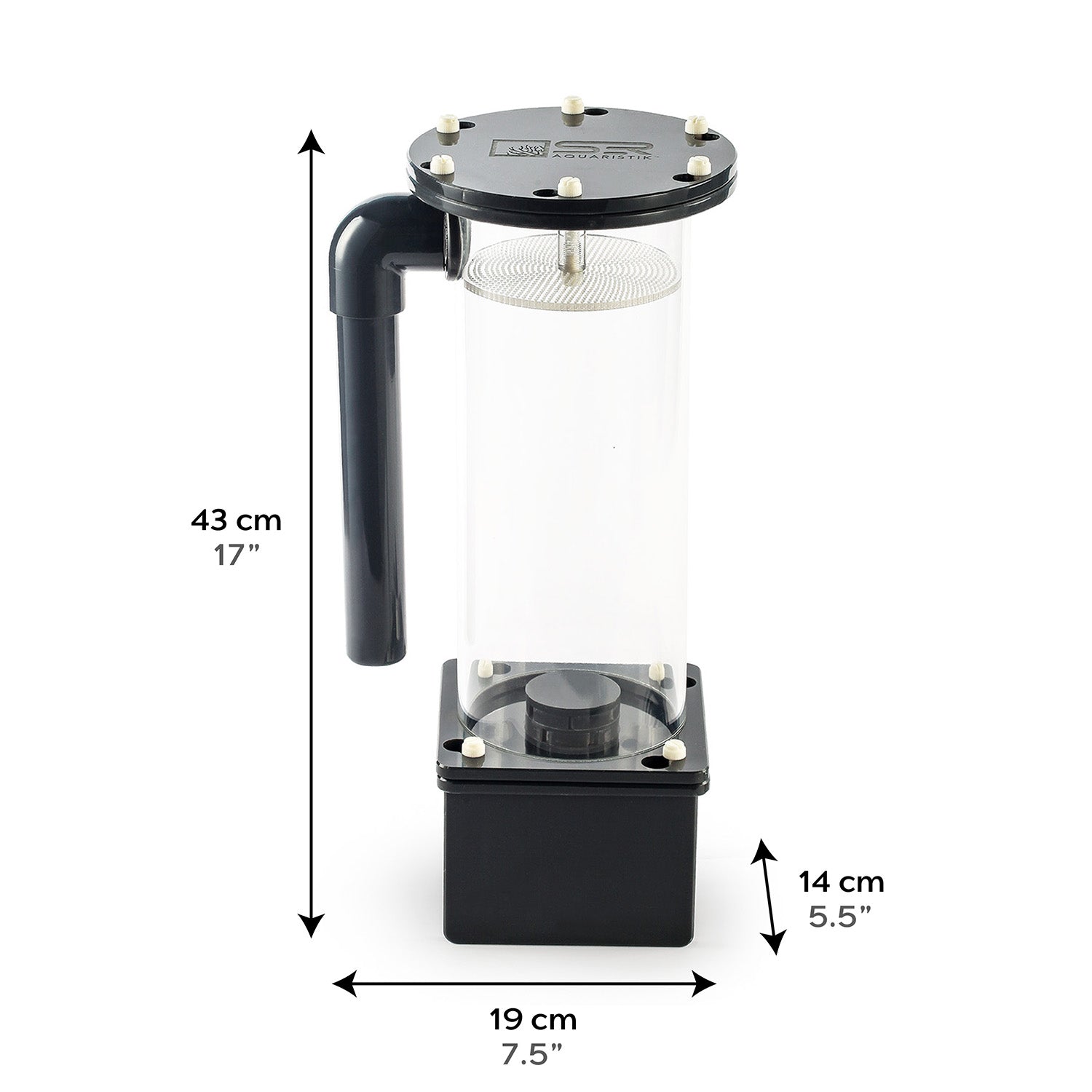 Premium Bio Pellet Reactor for Saltwater Aquariums - Efficient Nitrate & Phosphate Removal - Ideal for Reef Tanks, Marine Fish Tanks & Coral Systems