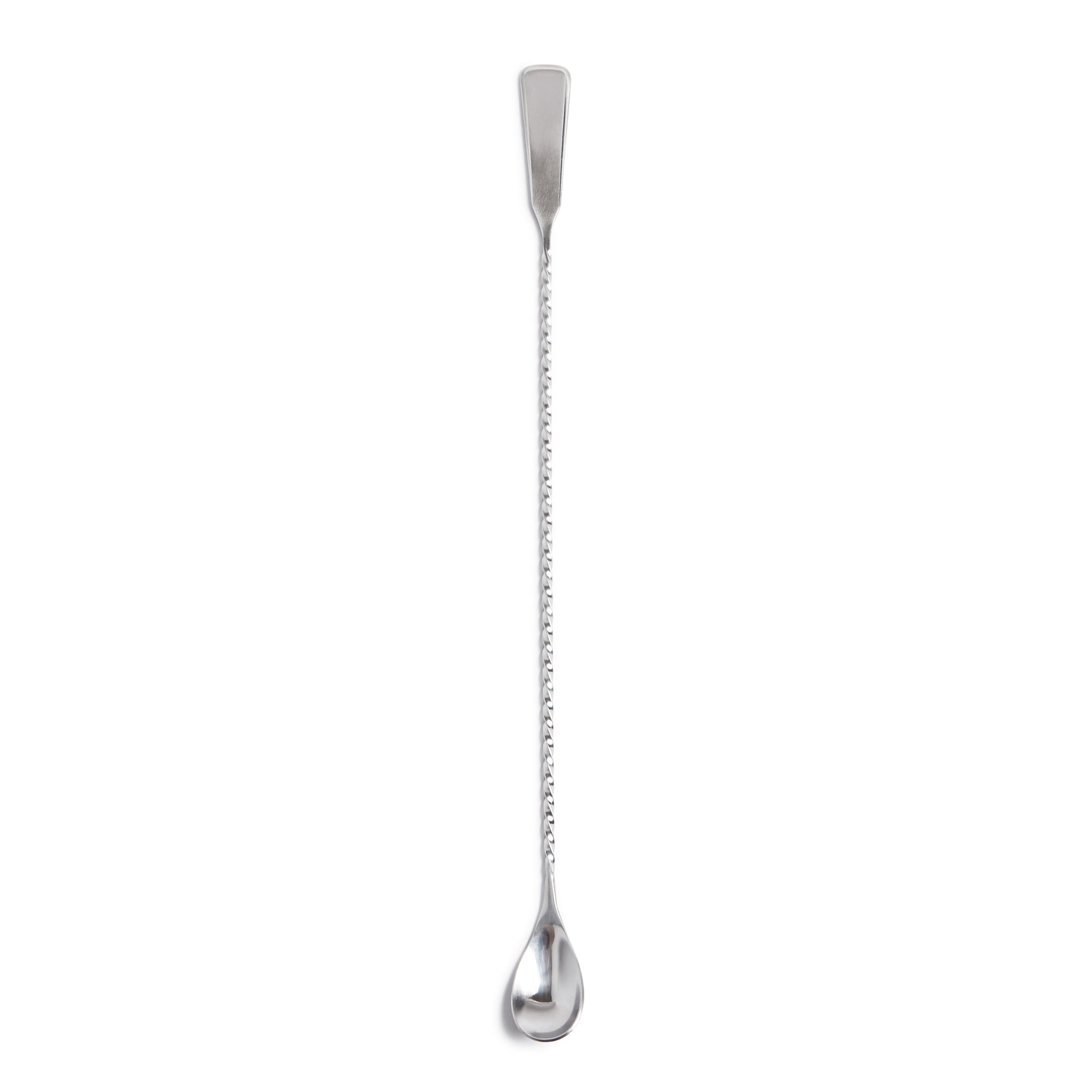 BROMLEY™ Stainless Steel Bar Spoon 36cm - Premium Cocktail Mixing Tool for Bartenders & Home Bars