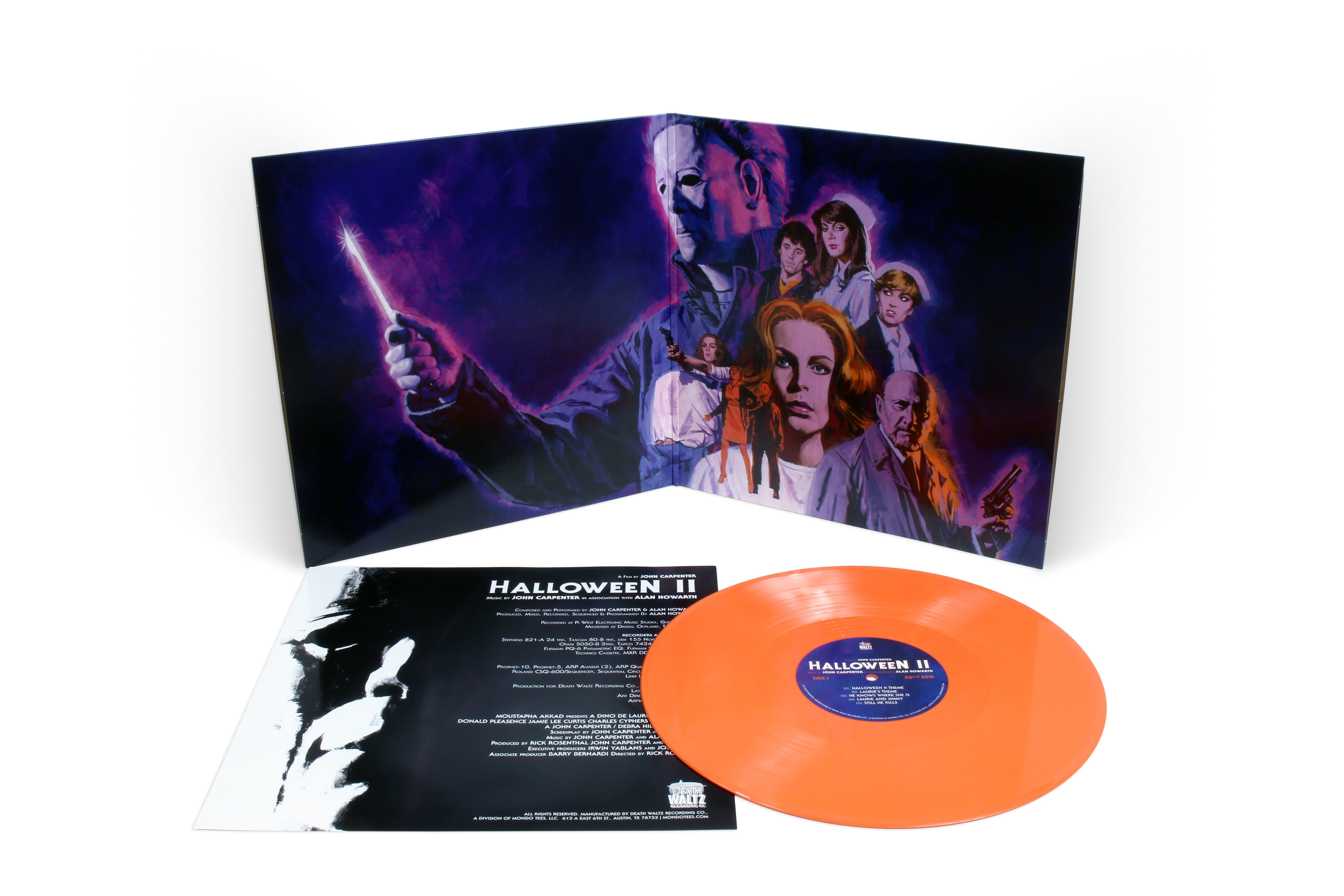 Halloween 2 Original Motion Picture Soundtrack LP Vinyl Record - Spooky Horror Movie Music for Halloween Parties & Film Collectors