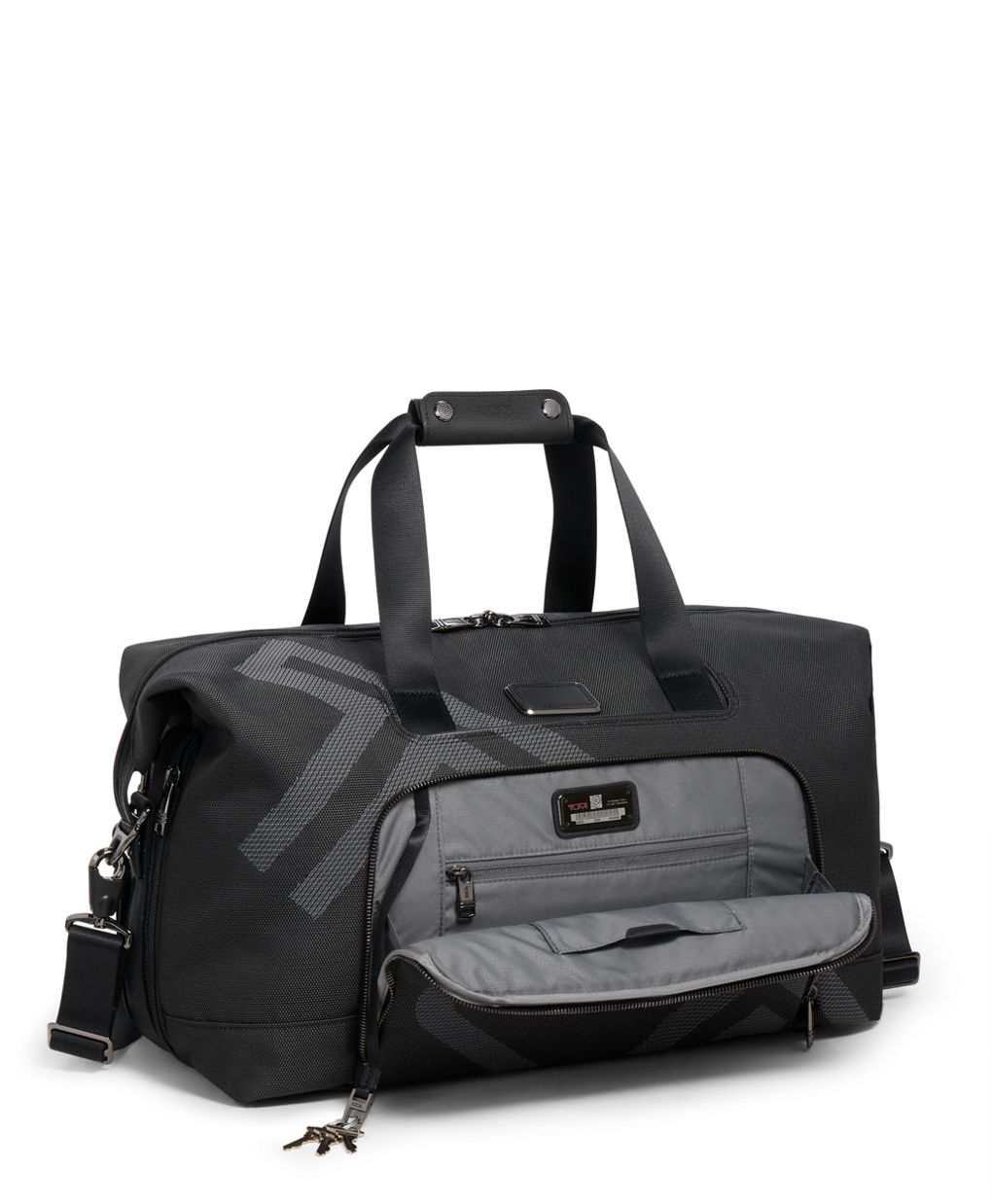 Tumi Alpha Double Expansion Travel Satchel 152416 Black - Premium Business Briefcase for Men & Women, Durable Laptop Bag for Work & Air Travel, Stylish Carry-On Bag for Professionals